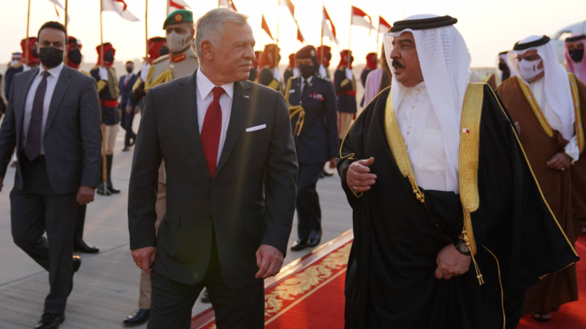 جلالة الملك عبدالله الثاني والعاهل البحريني