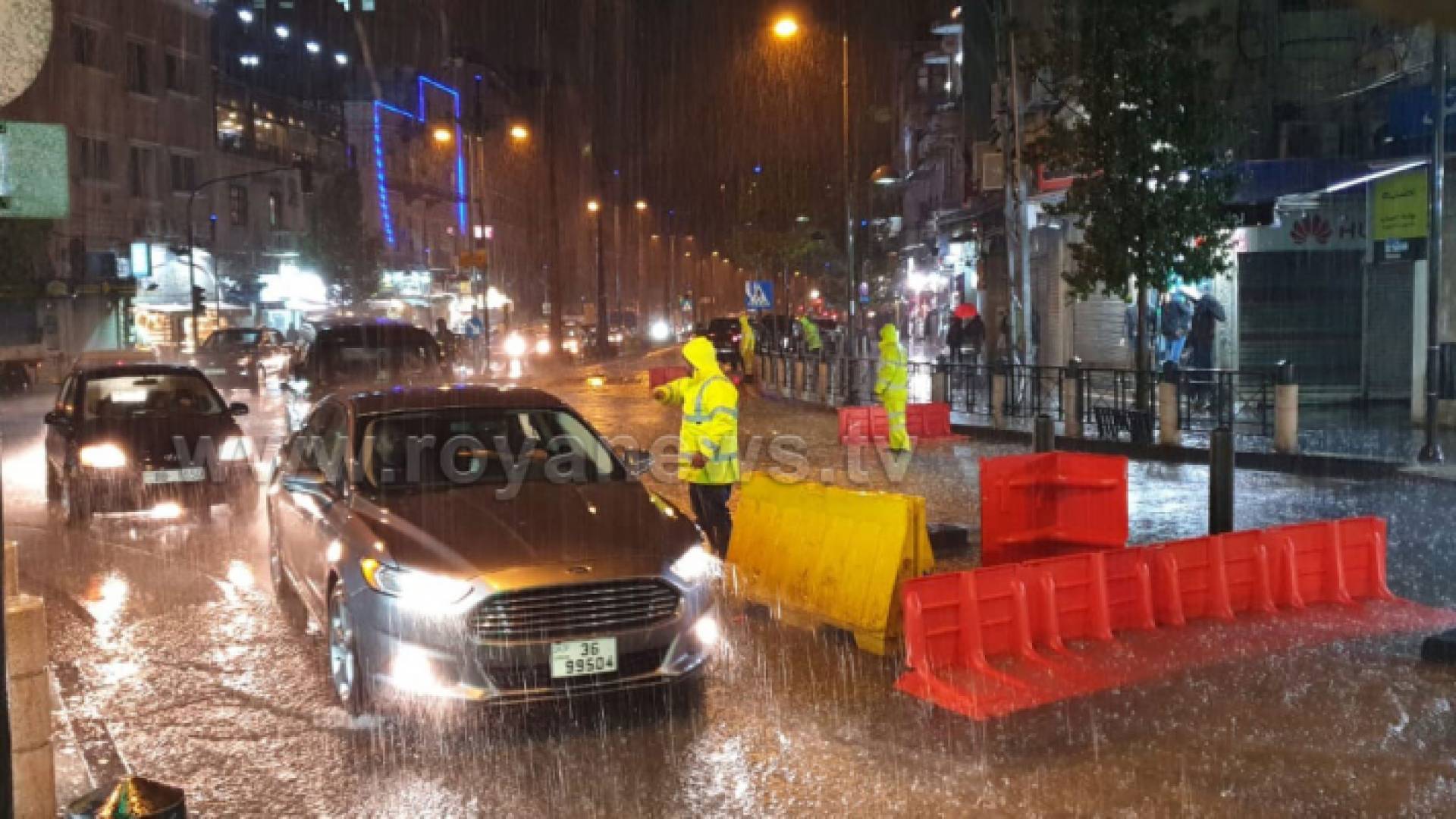 أمطار في العاصمة عمان - ارشيفية