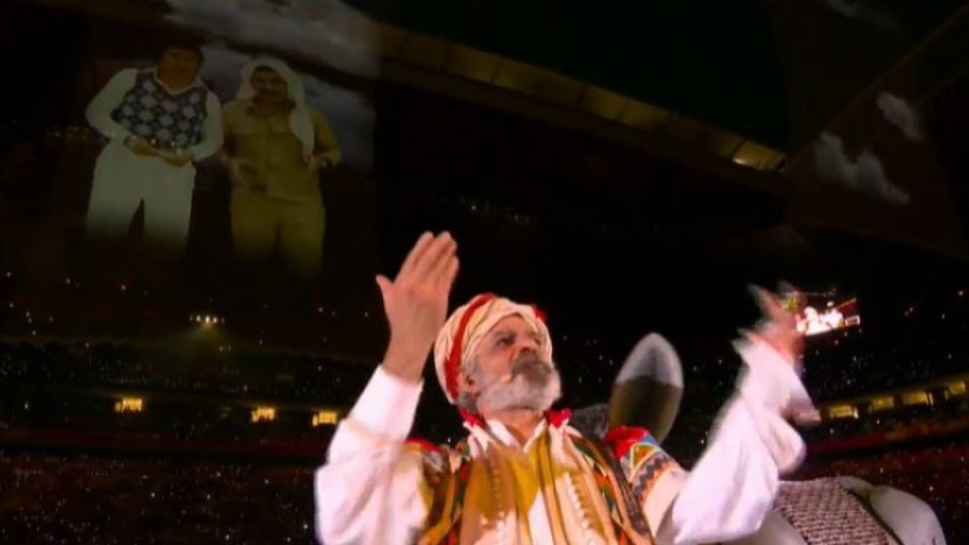 جزء من حفل الافتتاح