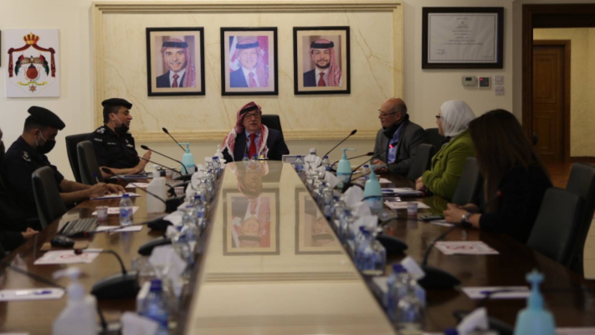 وزير الاشغال يبحث مع مساعد مدير الأمن العام لأمن الأقاليم عددا من المواضيع ذات الجانب المشترك