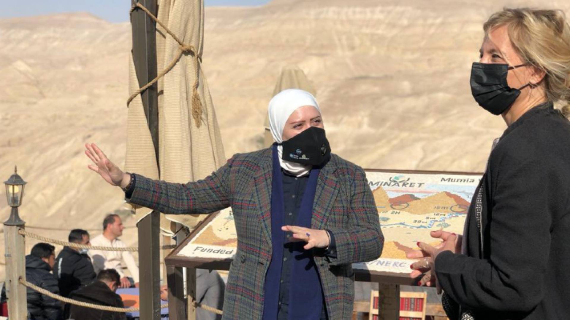 السفيرة السويدية في عمان الكسندرا ريدمارك