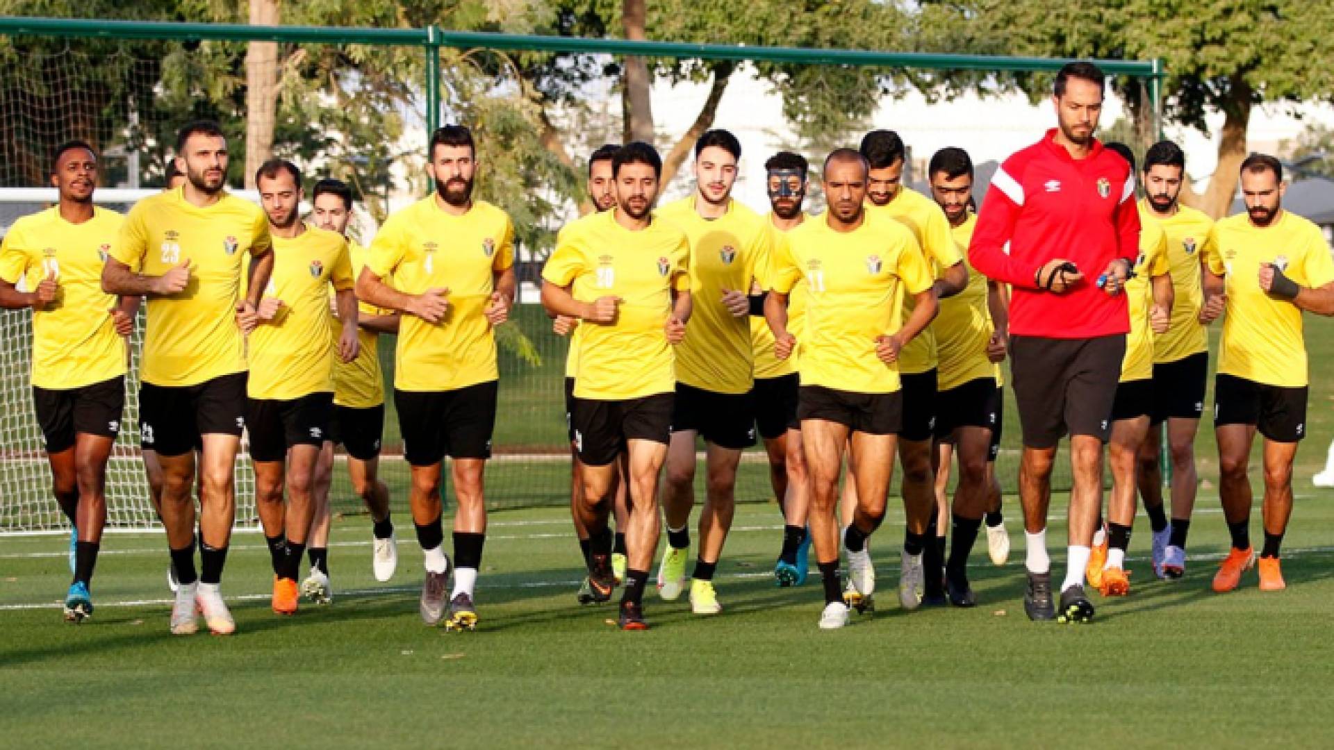 من تدريبات المنتخب الوطني