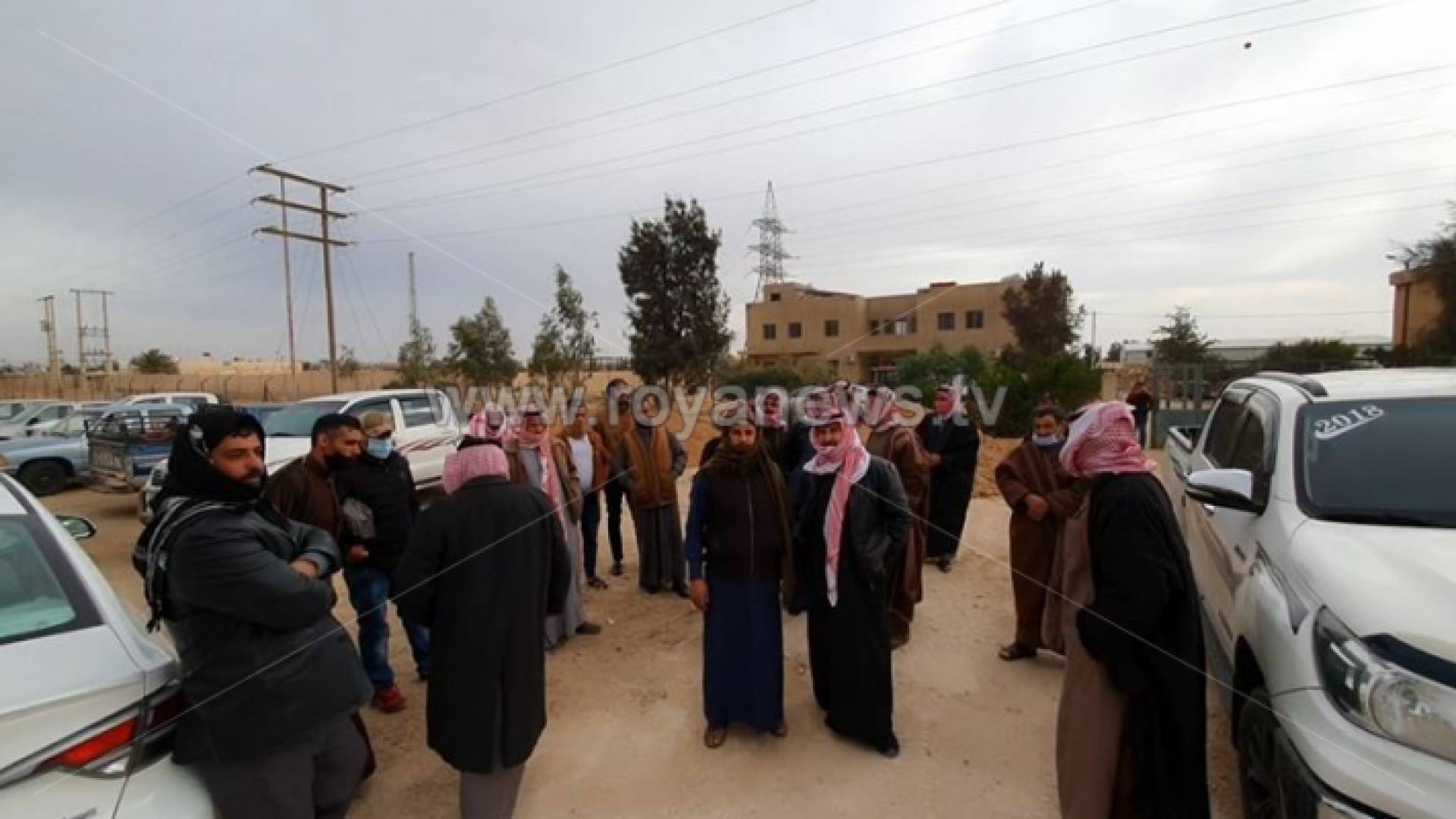 من الوقفة الاحتجاجية