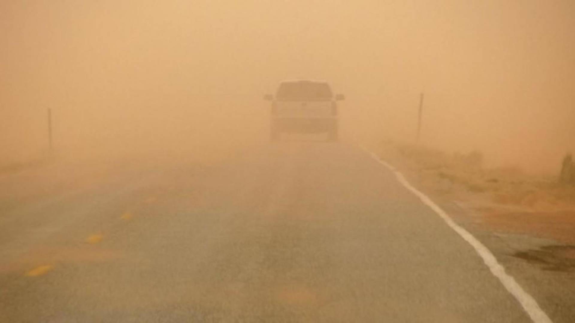 إغلاق الطريق الصحراوي من جسر الحسينية احترازيا