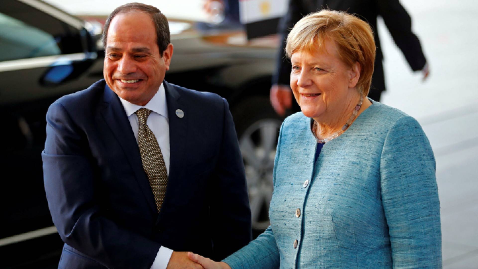 السيسي وميركل - ارشيفية