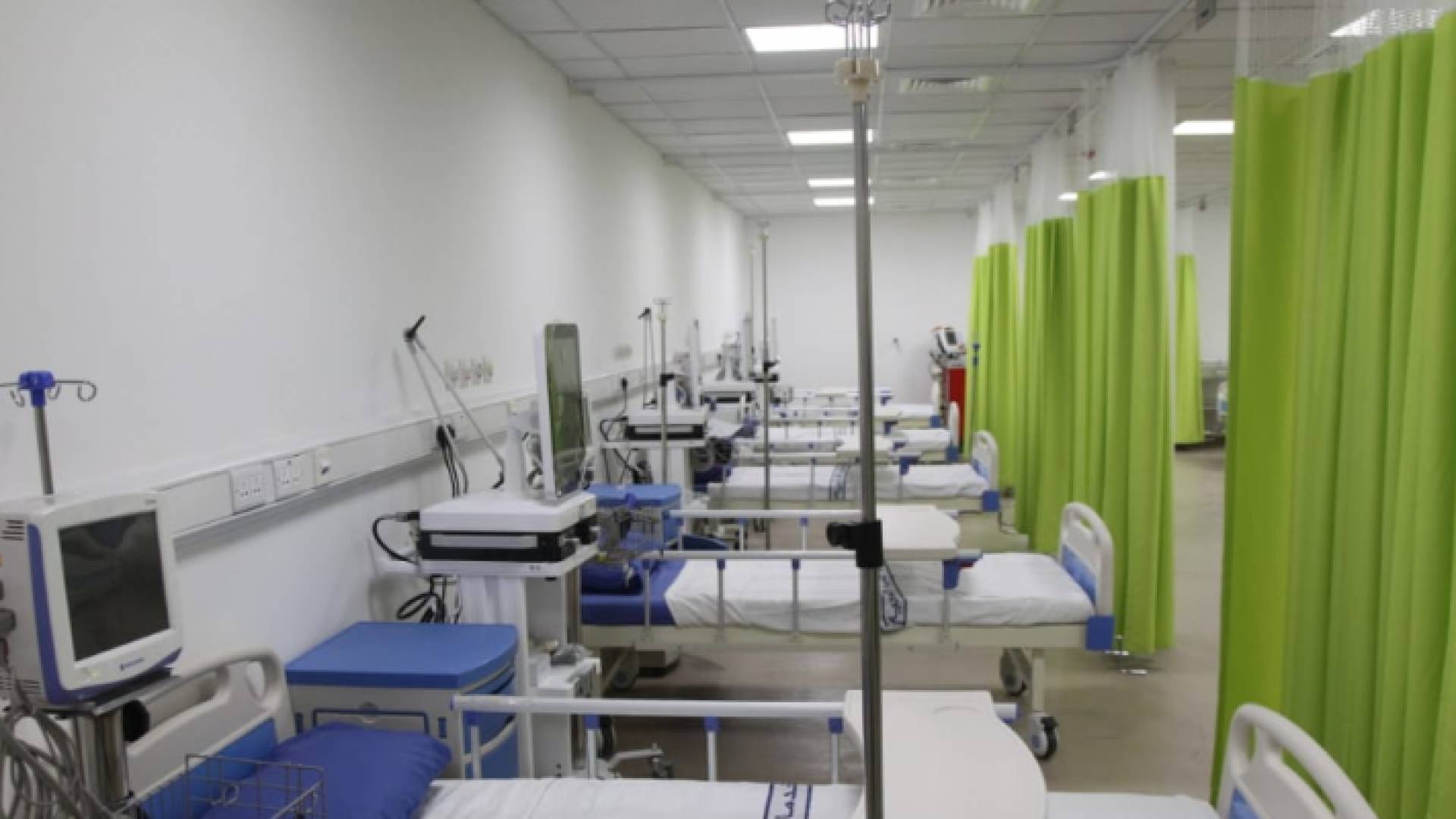 أحد المستشفيات الميدانية المخصصة لمرضى كورونا