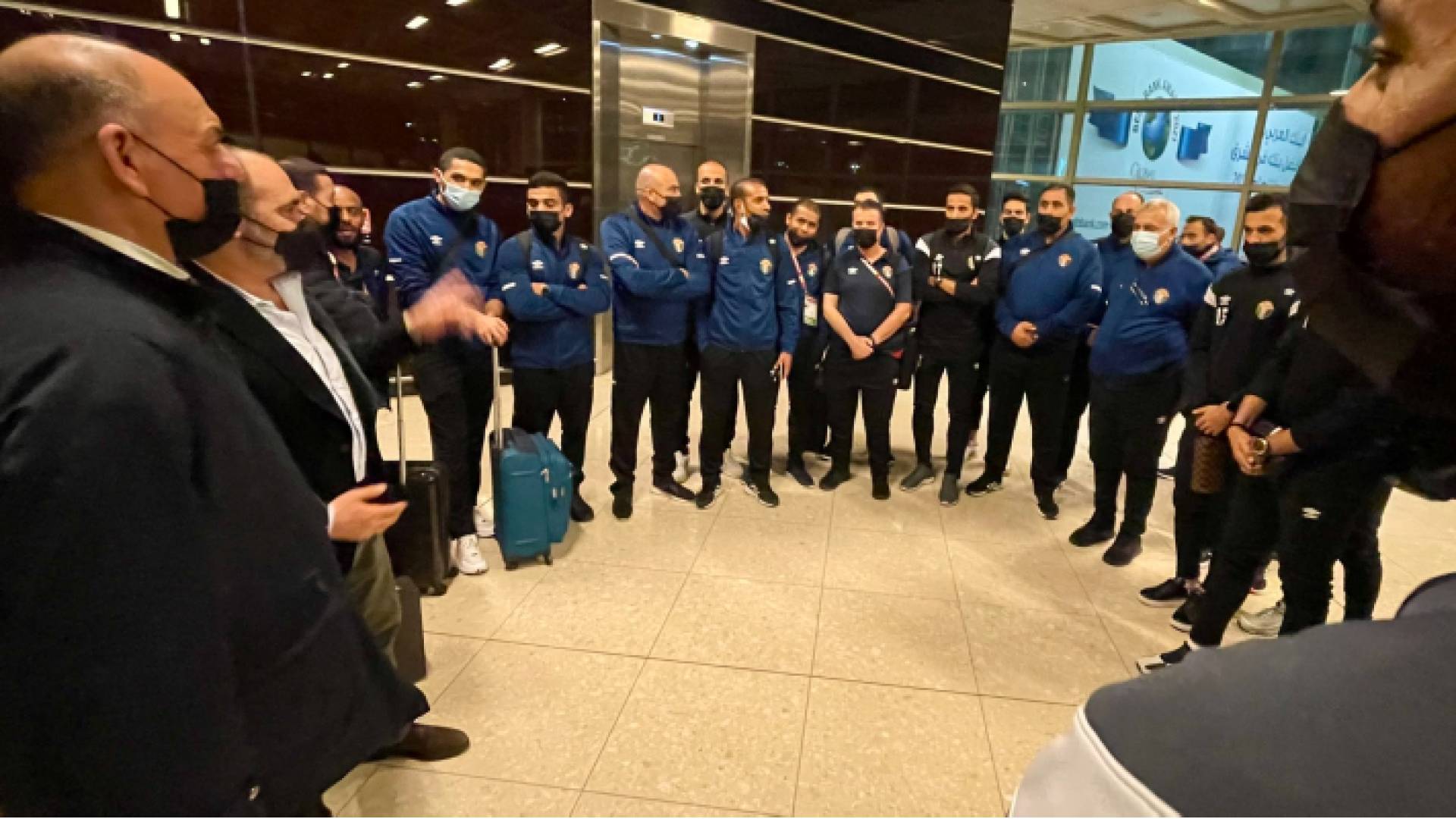 الامير علي في استقبال النشامى