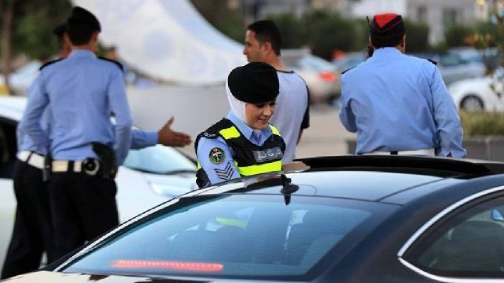 شرطية سير اثناء اداء الواجب