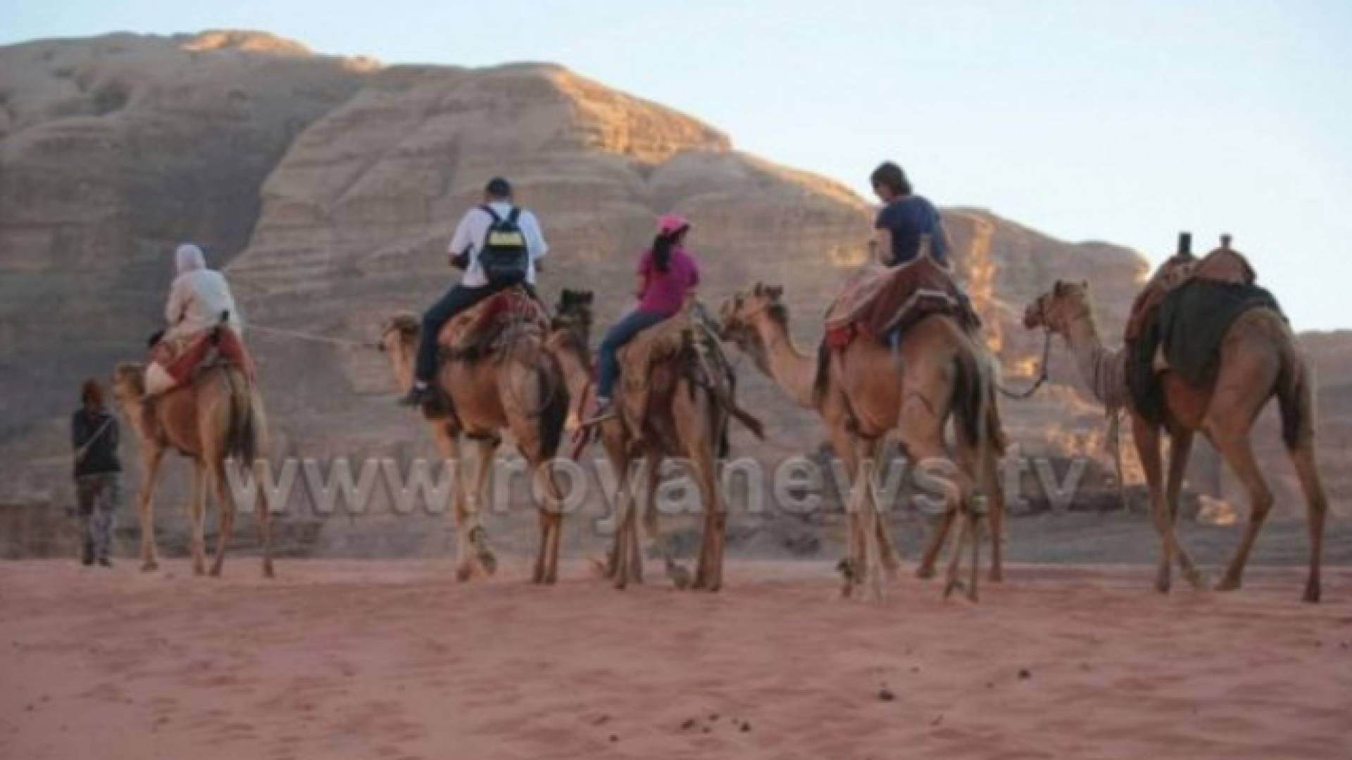 مجموعة سياحية في البترا