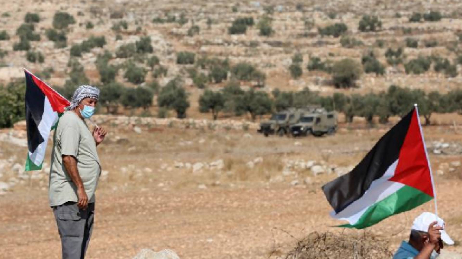 فلسطينيون في الضفة الغربية