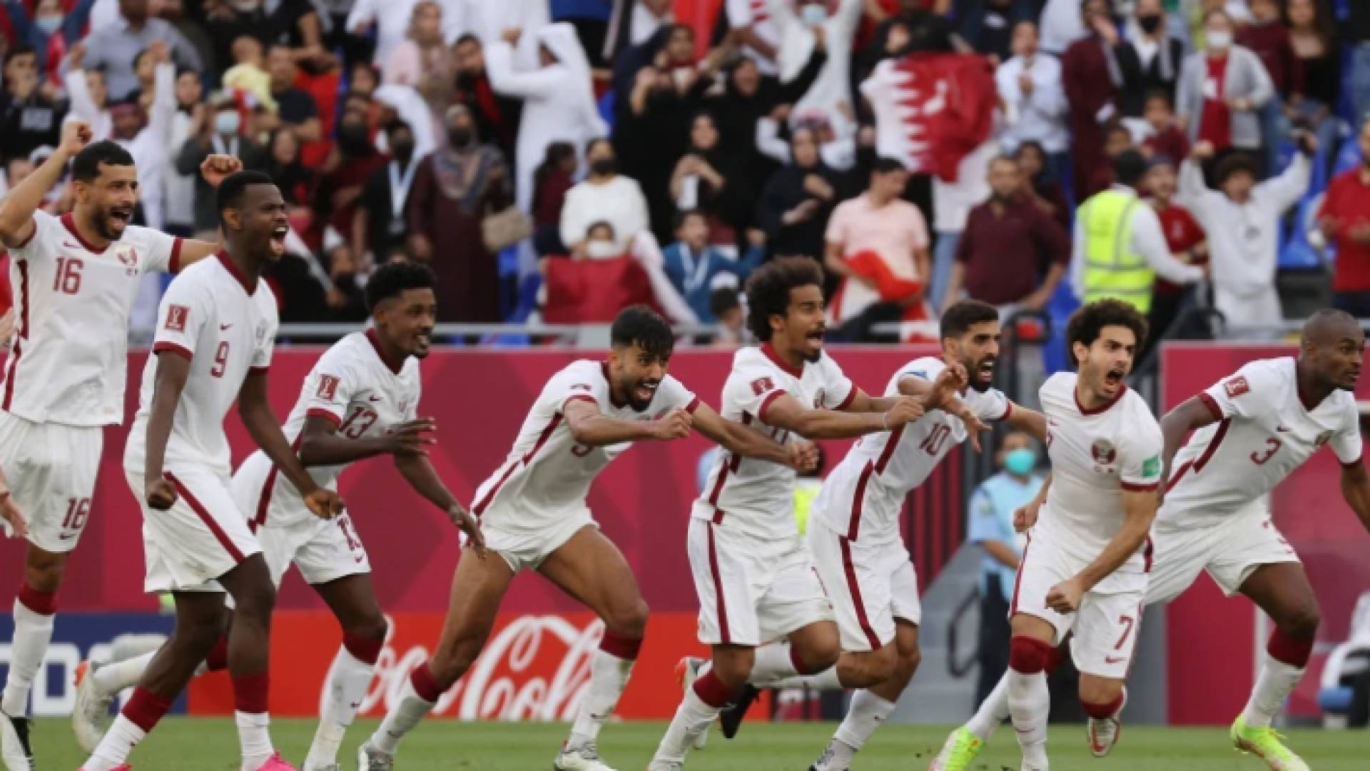 لاعبو قطر - ارشيفية