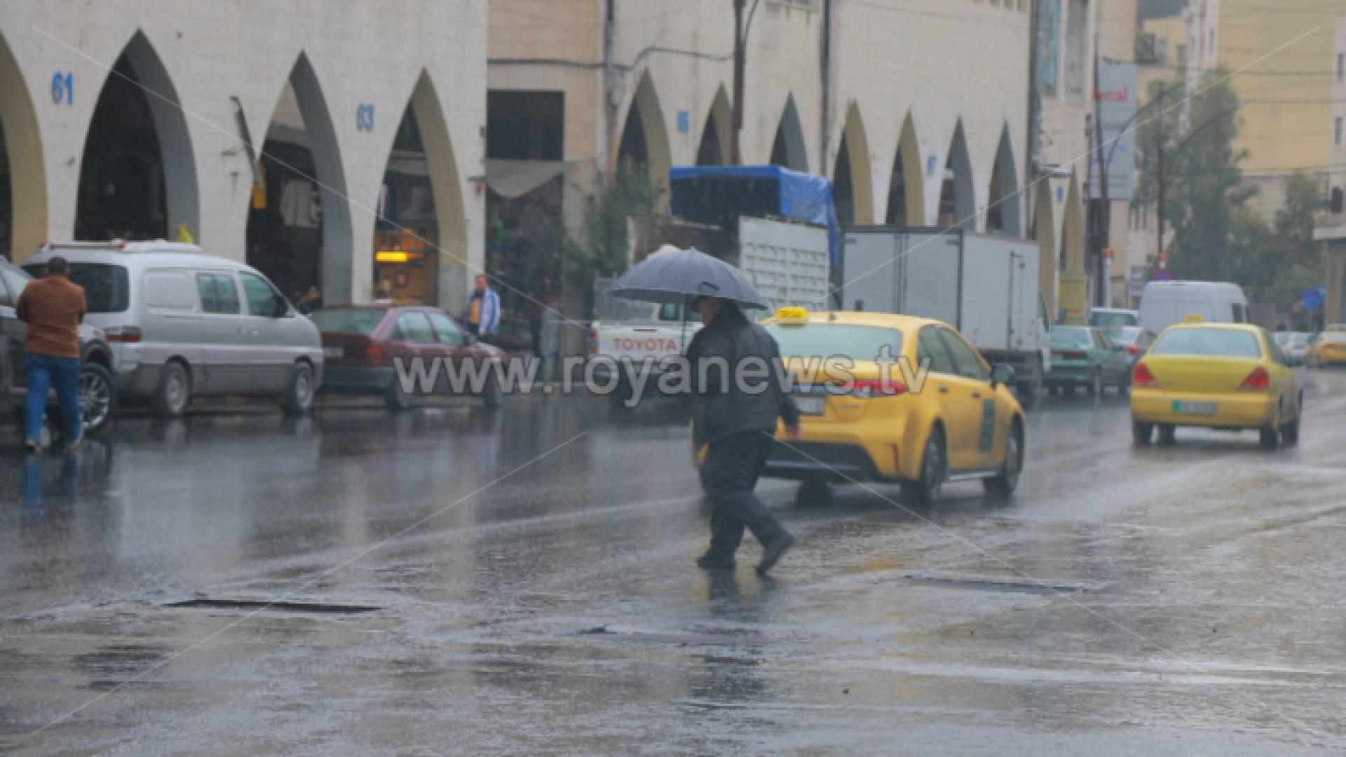 اماطر في منطقة وسط البلد في العاصمة عمان