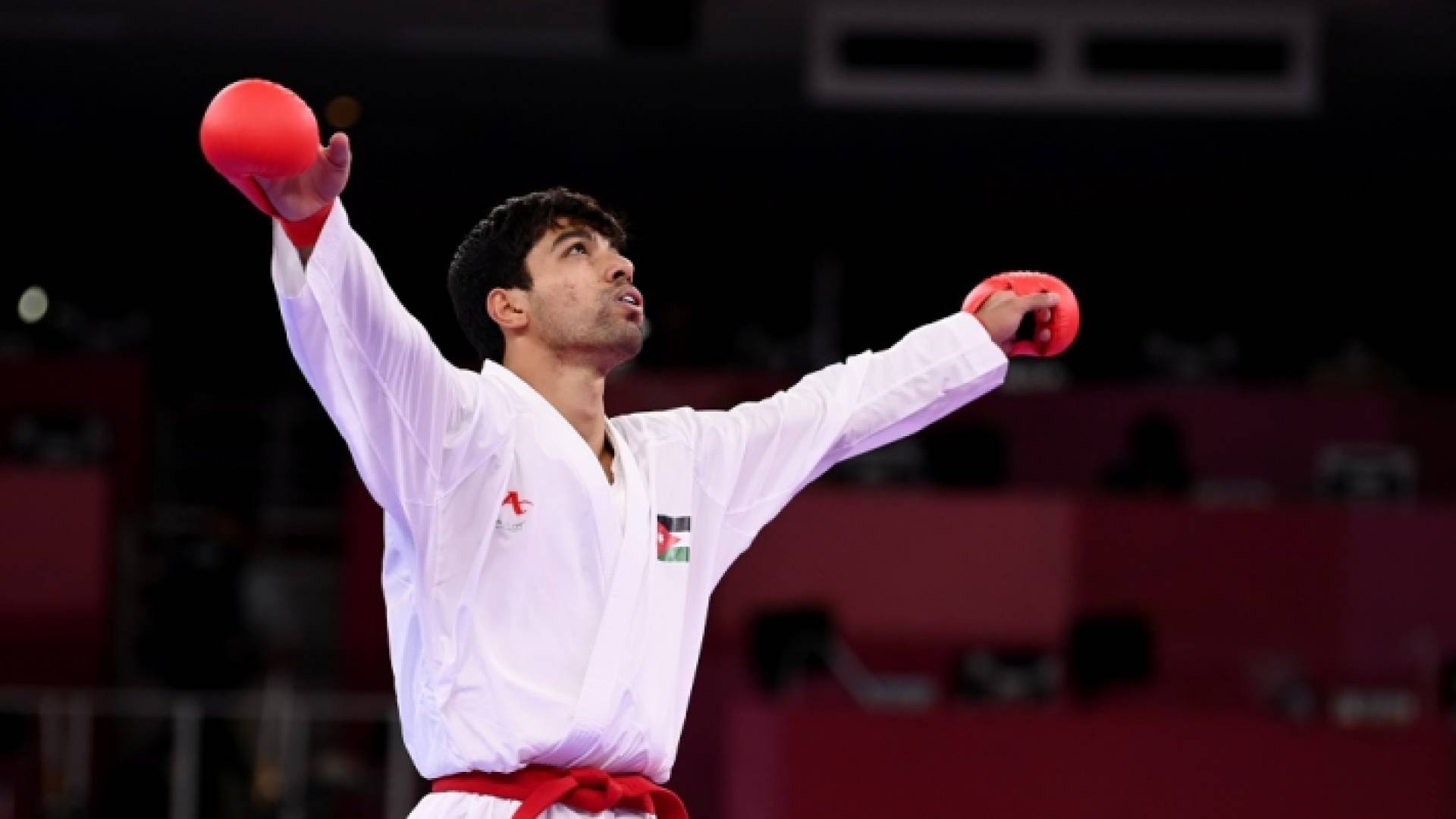 لاعب المنتخب الوطني للكراتيه عبدالرحمن المصاطفة - أرشيفية