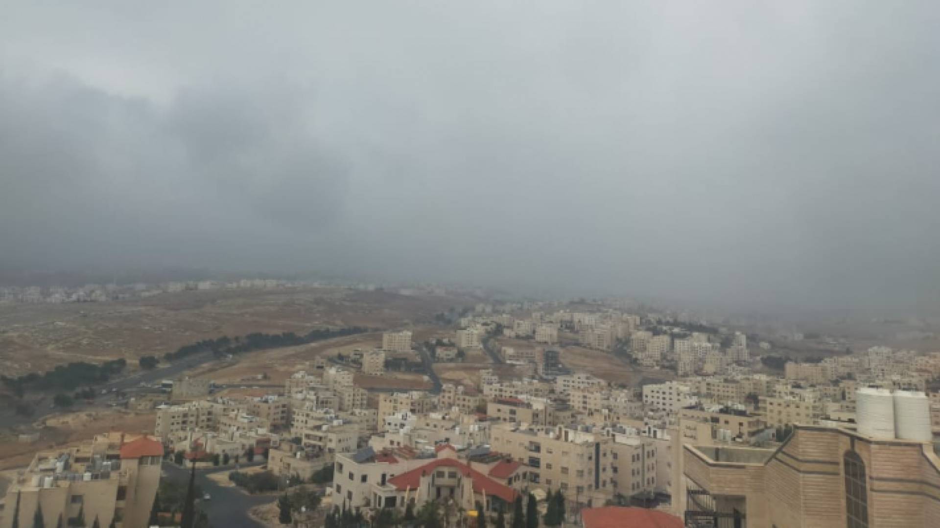 أجواء غائمة في العاصمة عمان