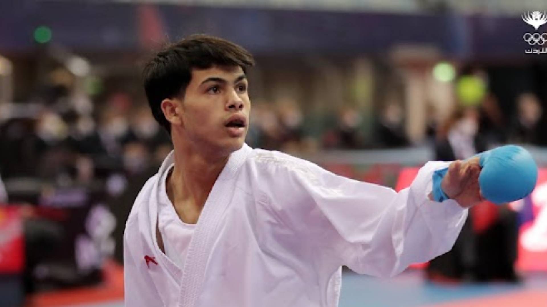 لاعب المنتخب الوطني للكراتيه عبد الله حماد