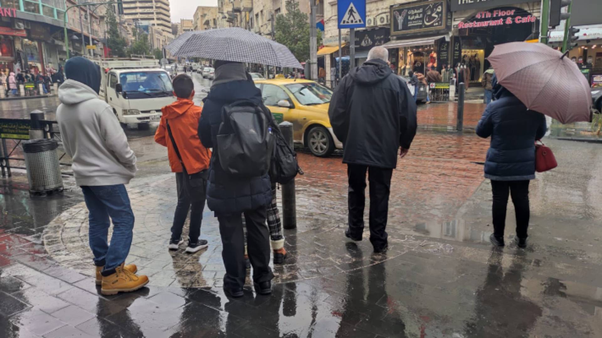 أمطار في العاصمة عمان