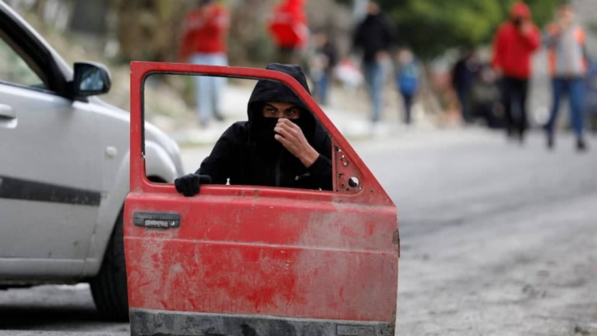 الصورة خلال مواجهات مع الاحتلال الاسرائيلي