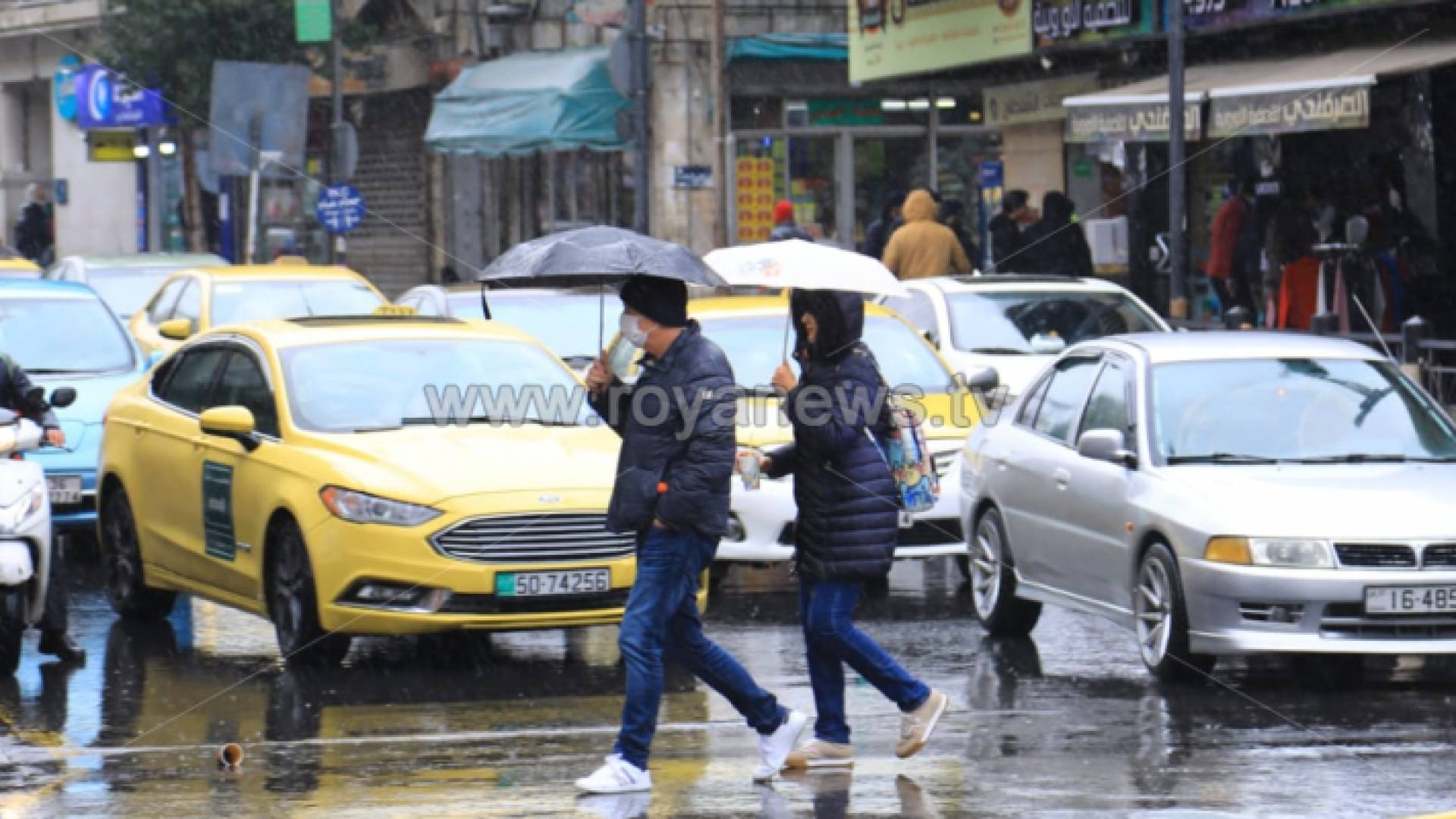 اماطر في منطقة وسط البلد في العاصمة عمان