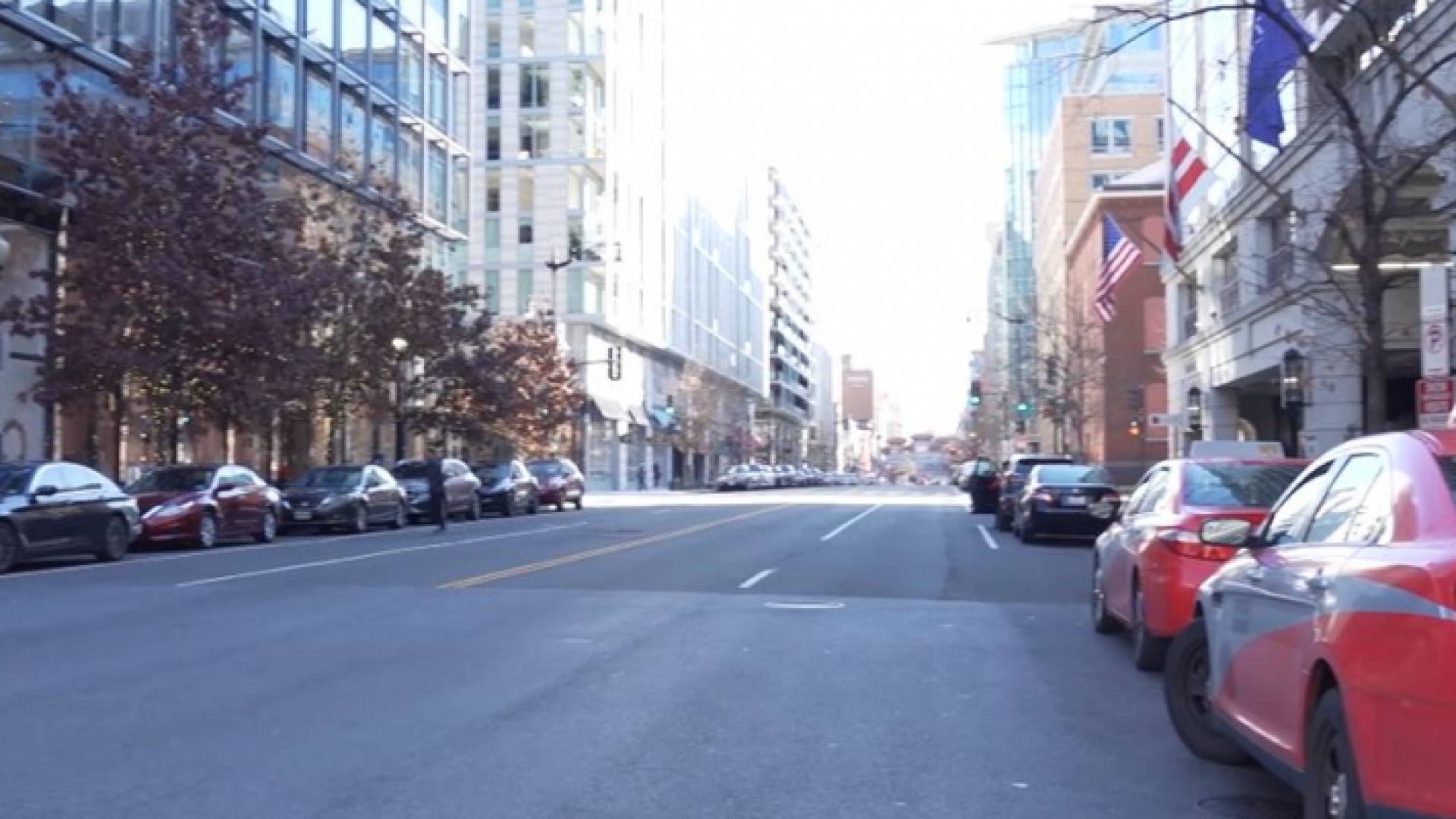 شوارع واشنطن خاوية