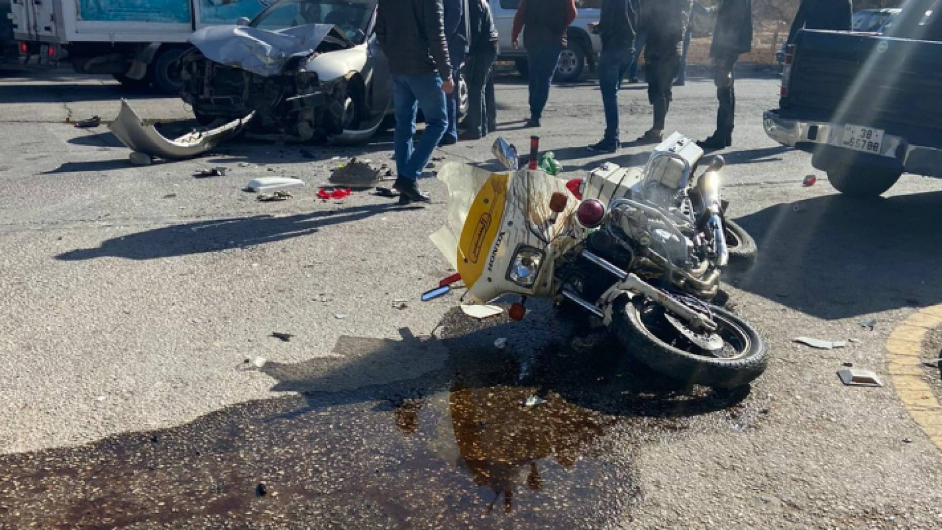 صورة من الحادث