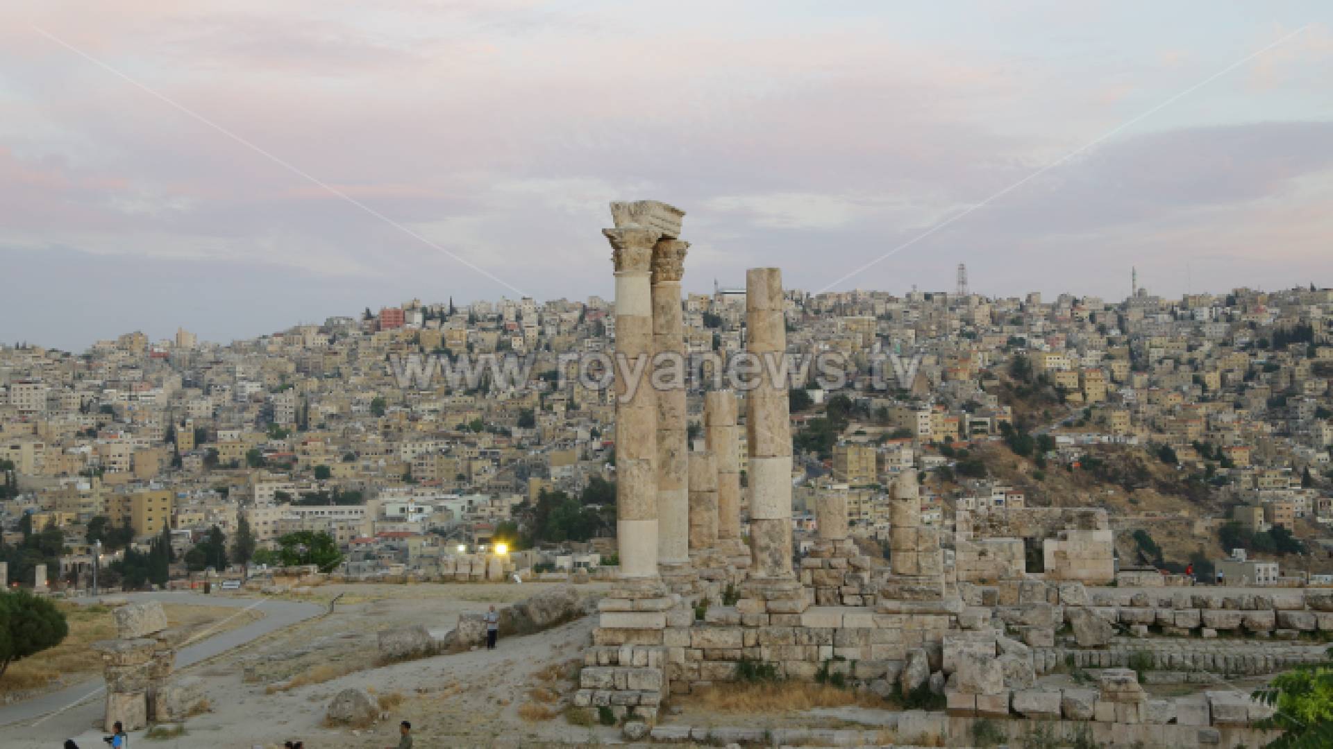 جبل القلعة في العاصمة عمان - ارشيفية