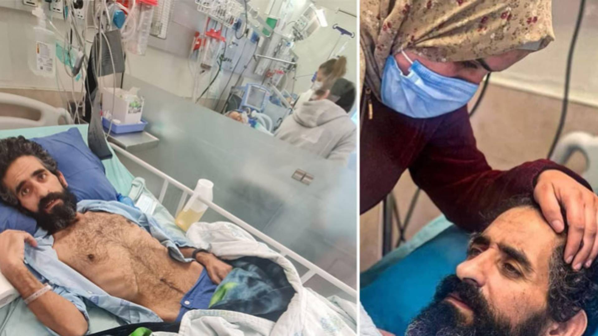 الأسير هشام أبو هواش وزوجته