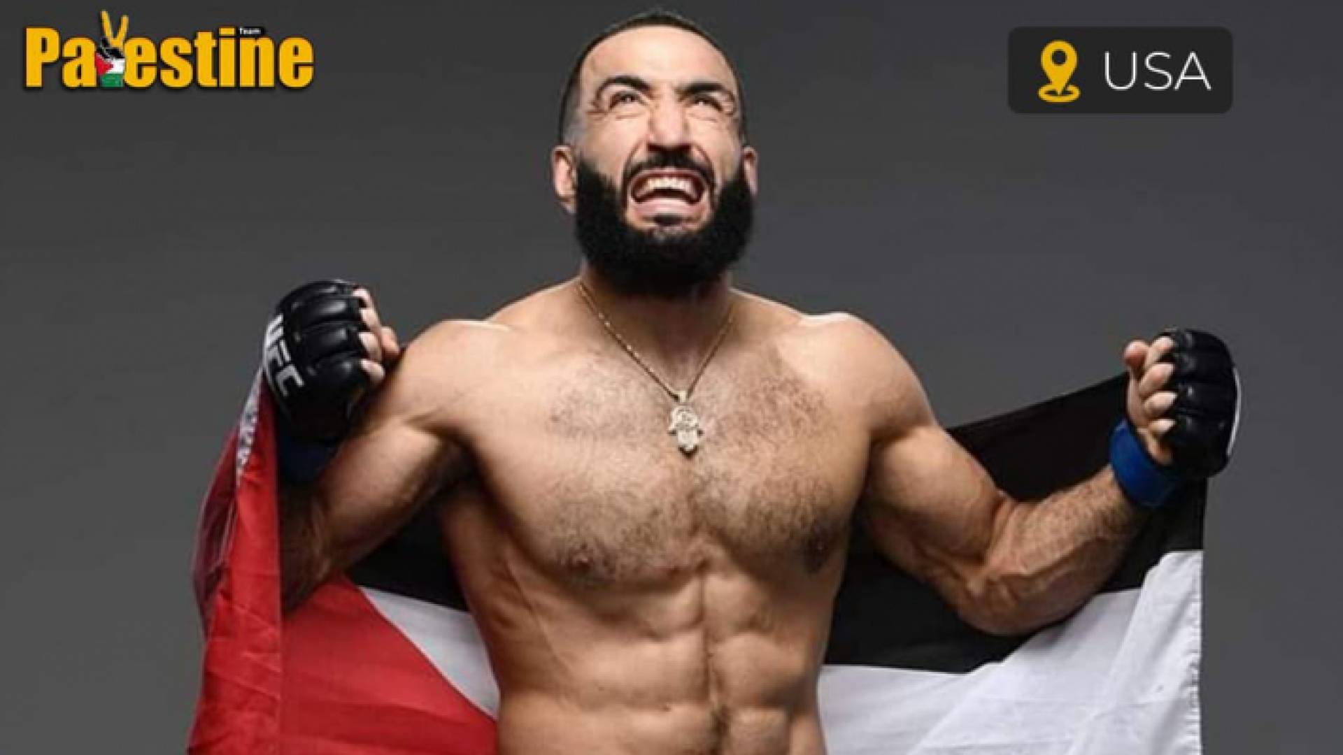 الفلسطيني "بلال محمد" يحتل المركز الخامس عالميا في "الفنون القتالية" بأمريكا