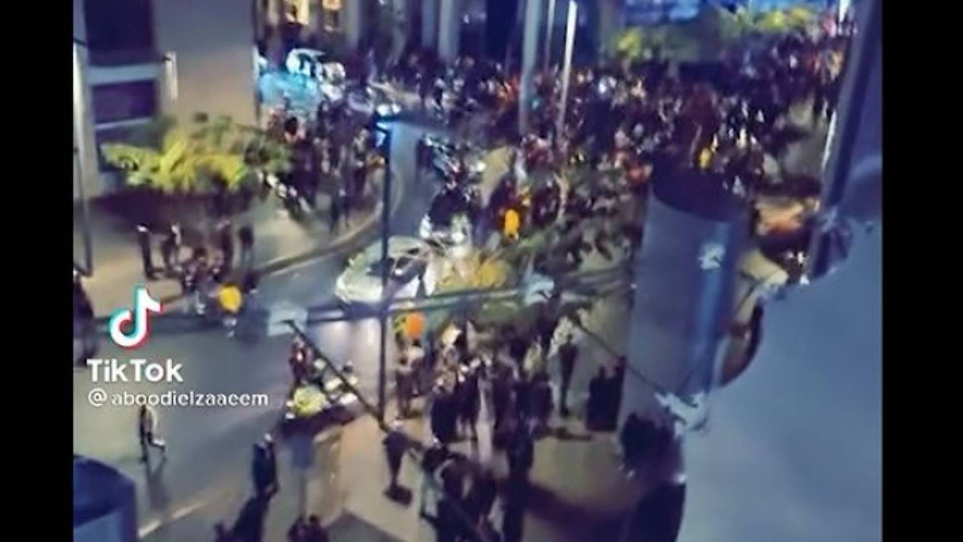 من أحد المقاطع الفيديو المتداولة