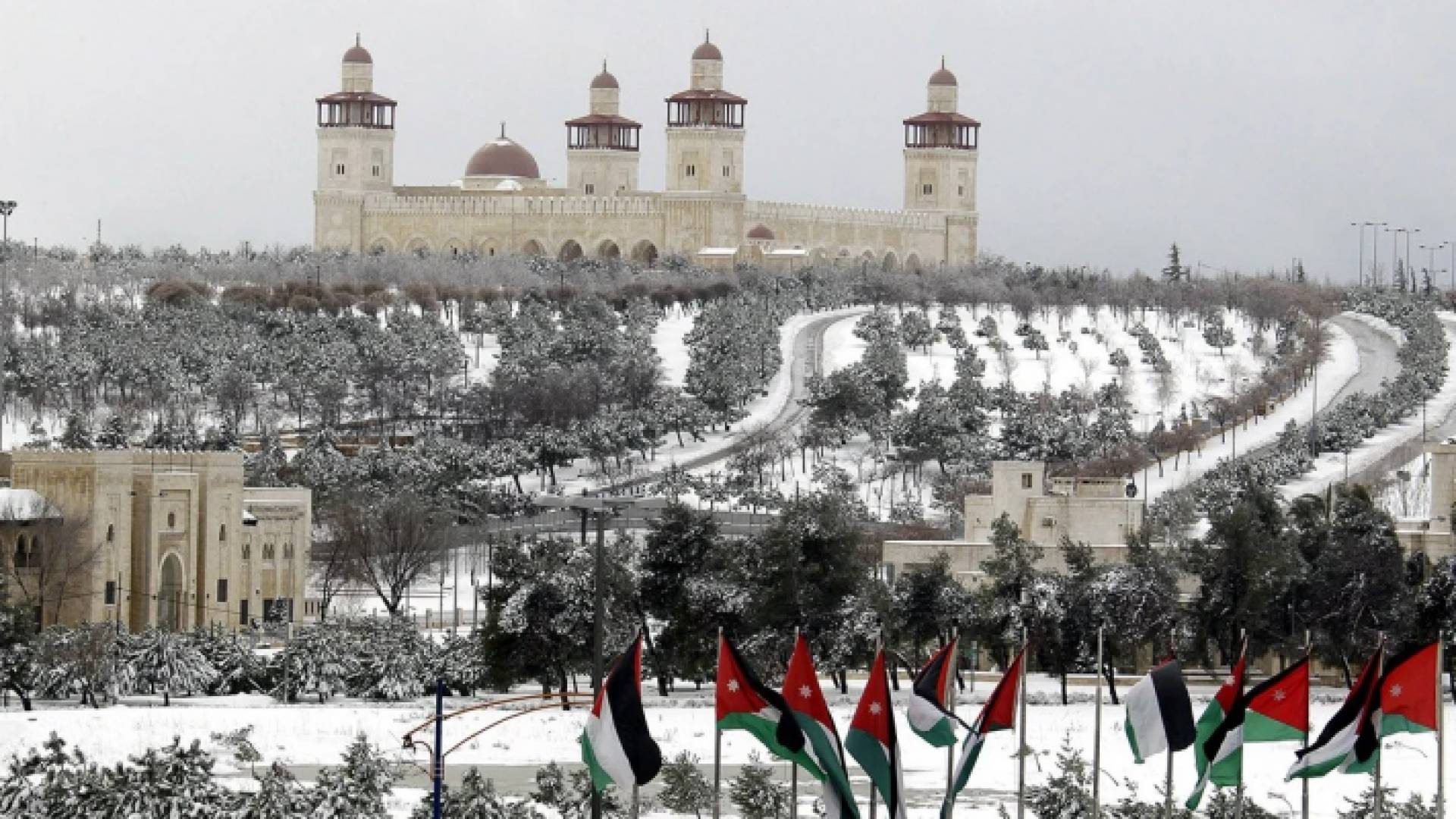 ثلوج في العاصمة عمان - ارشيفية