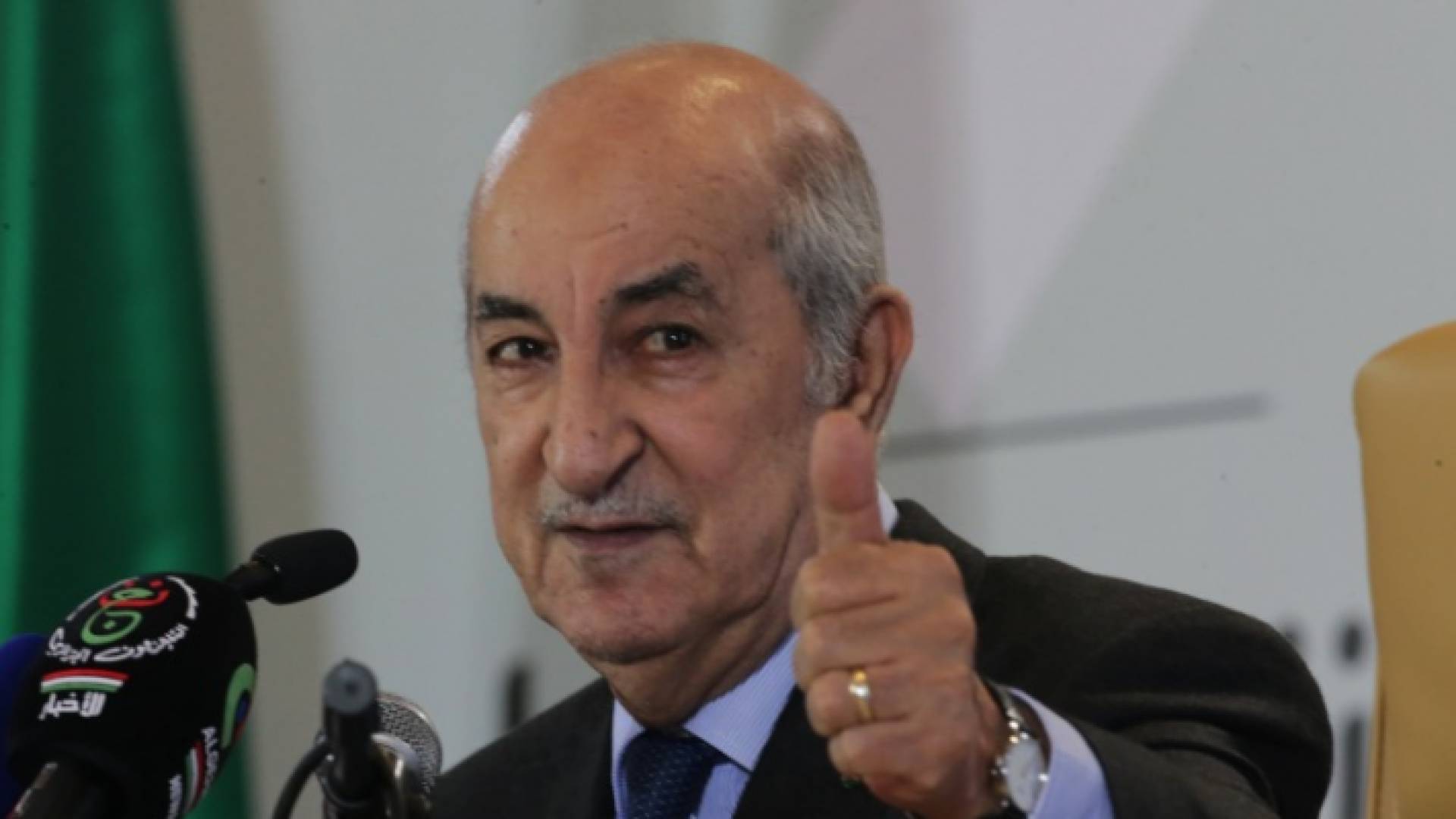 الرئيس الجزائري عبد المجيد تبون