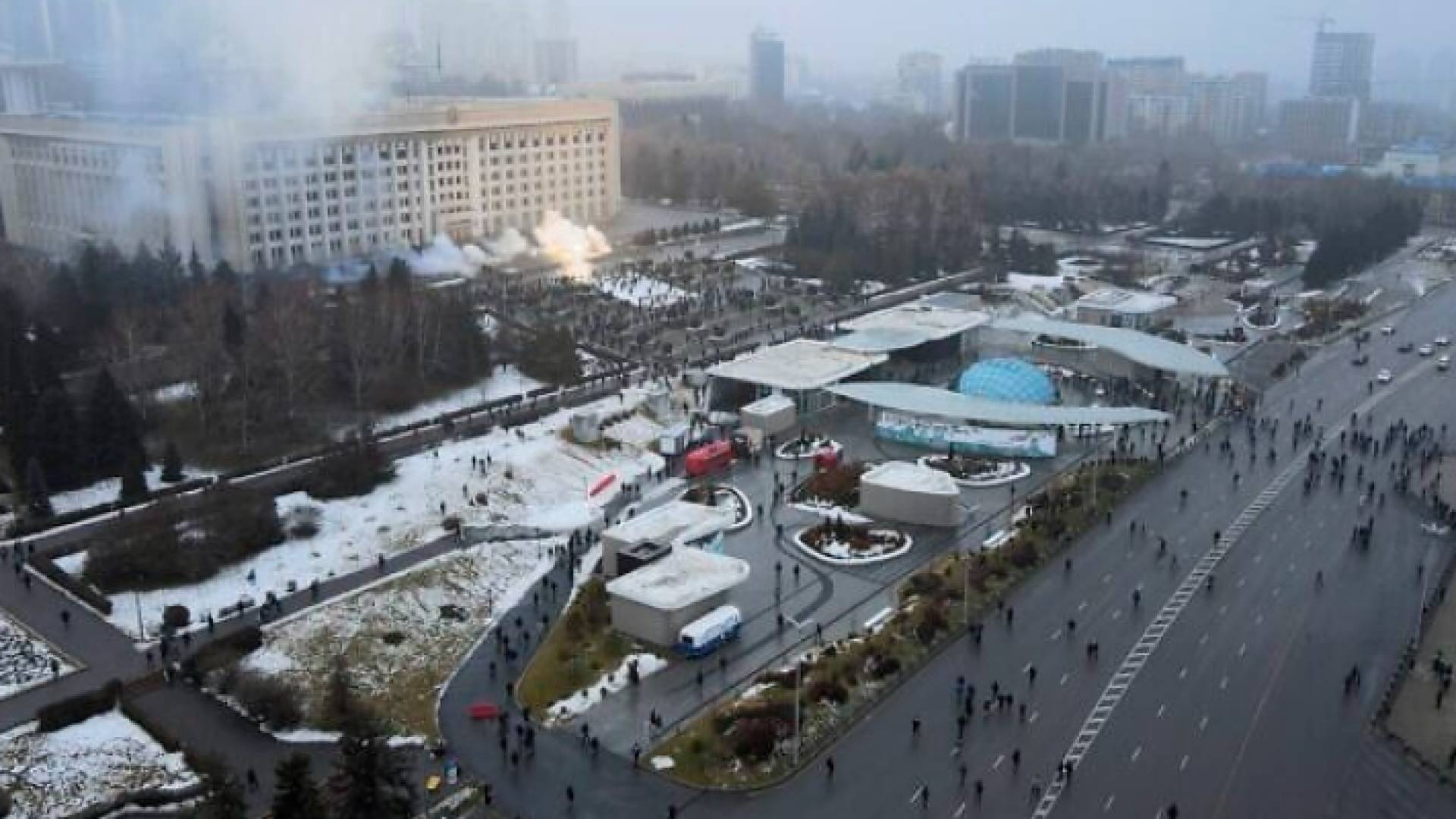 محتجون في كازاخستان