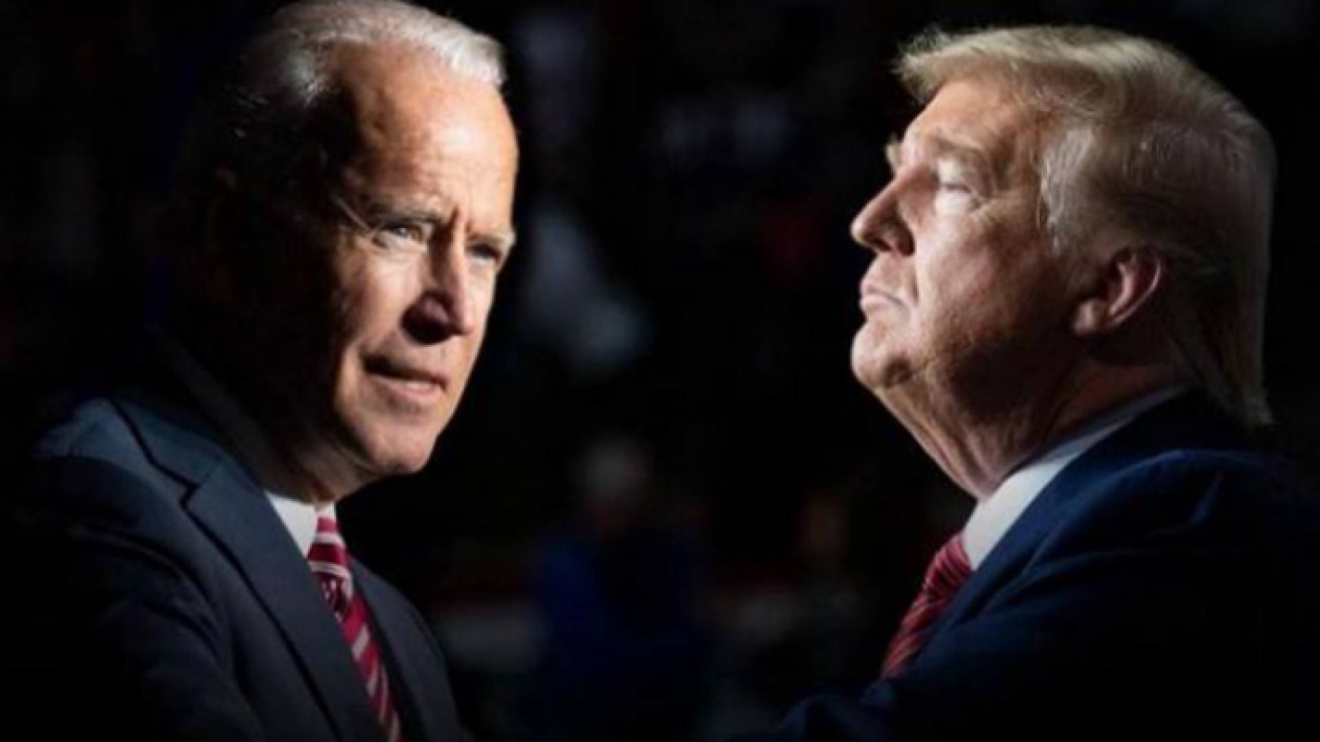 الرئيسان الأمريكيان الحالي جو بايدن والسابق دونالد ترمب