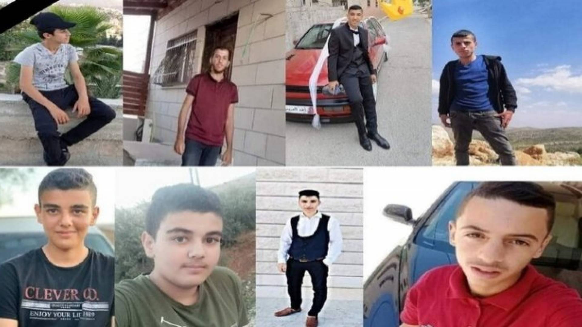 العمال الثمانية الذين قضوا في حادث سير شمال أريحا