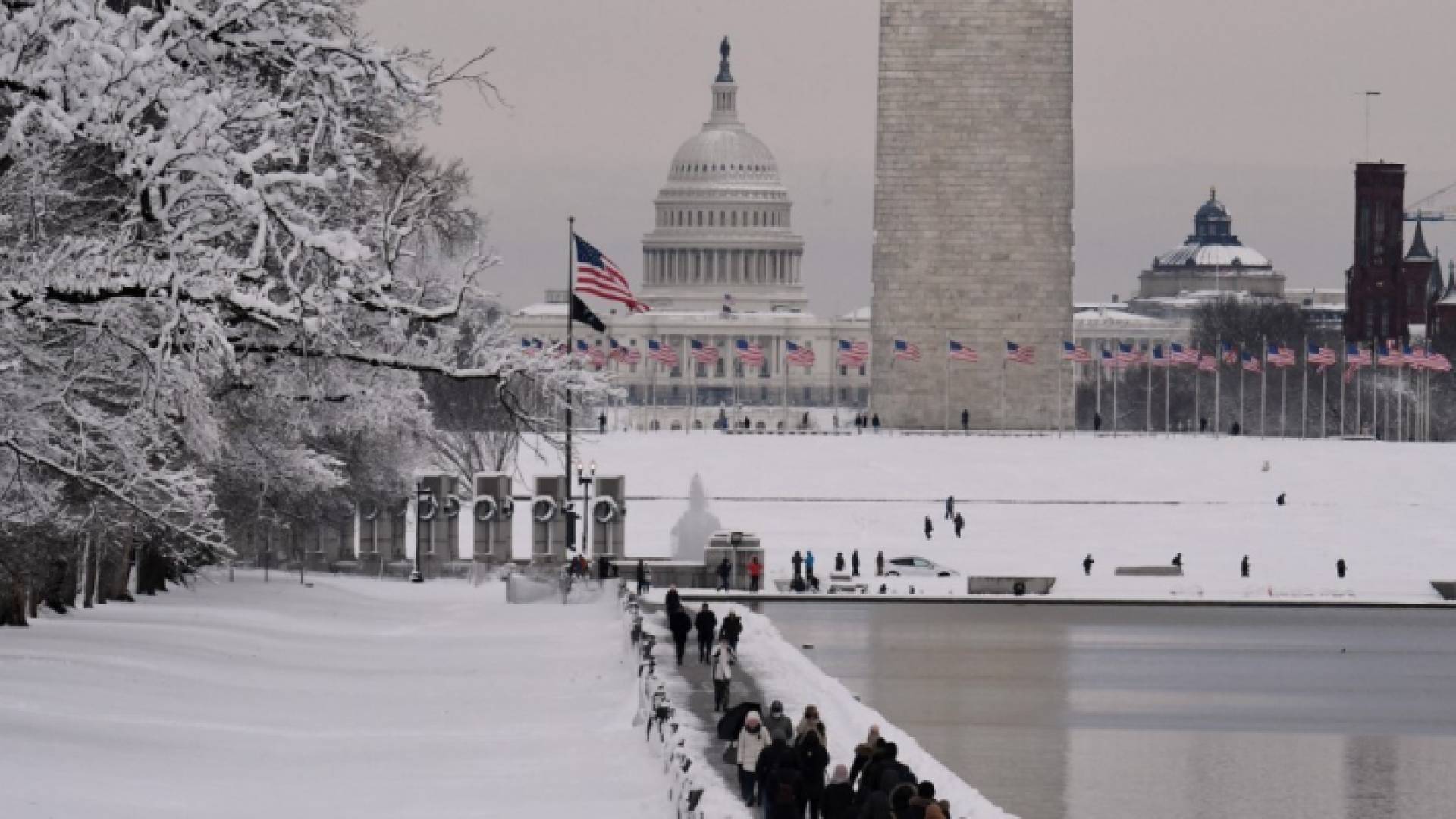 الثلوج في الولايات المتحدة الامريكية