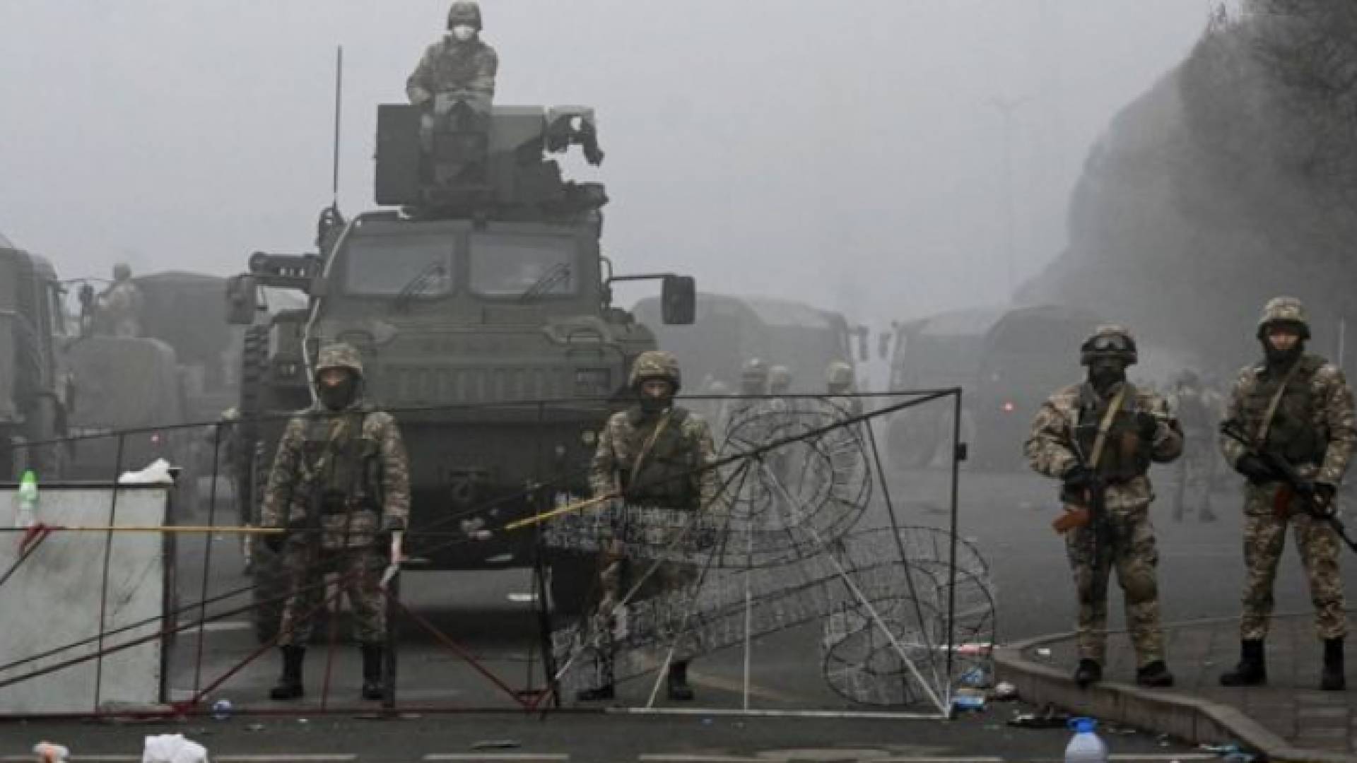 انتشار الجيش في كازاخستان