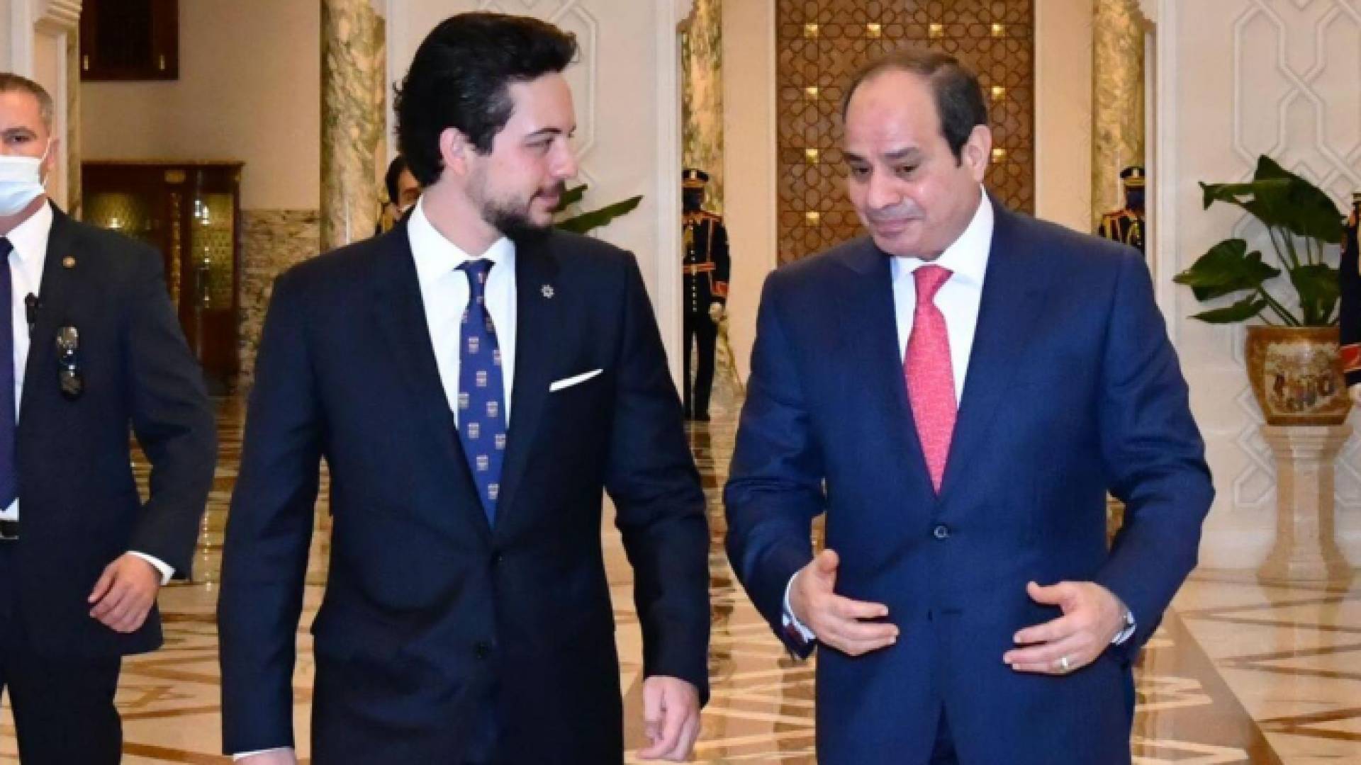 ولي العهد والرئيس المصري عبد الفتاح السيسي