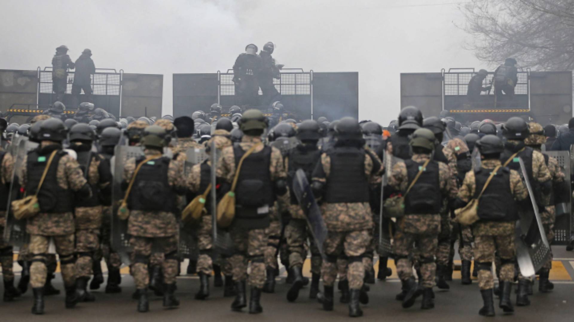 من الاضطرابات التي شهدتها كازاخستان