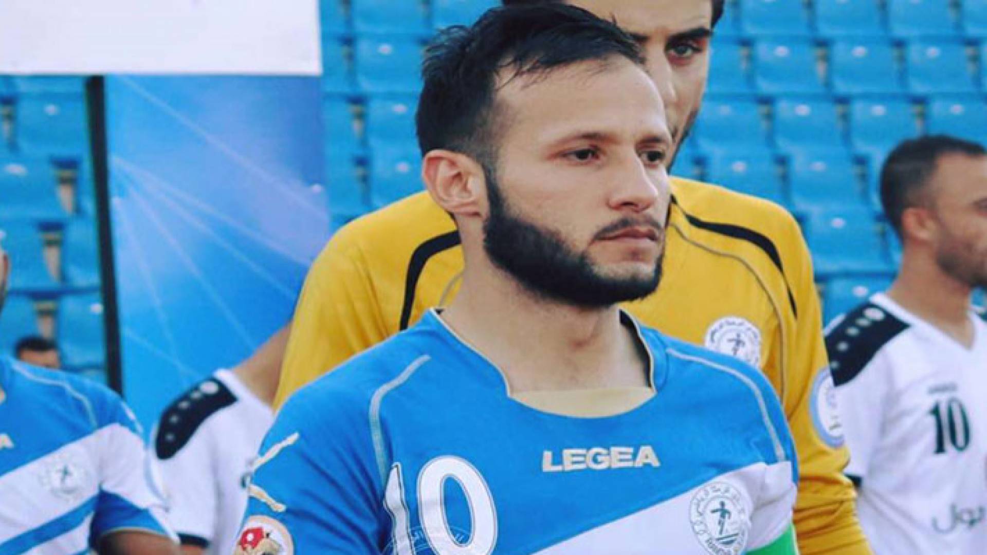 اللاعب مصعب اللحام