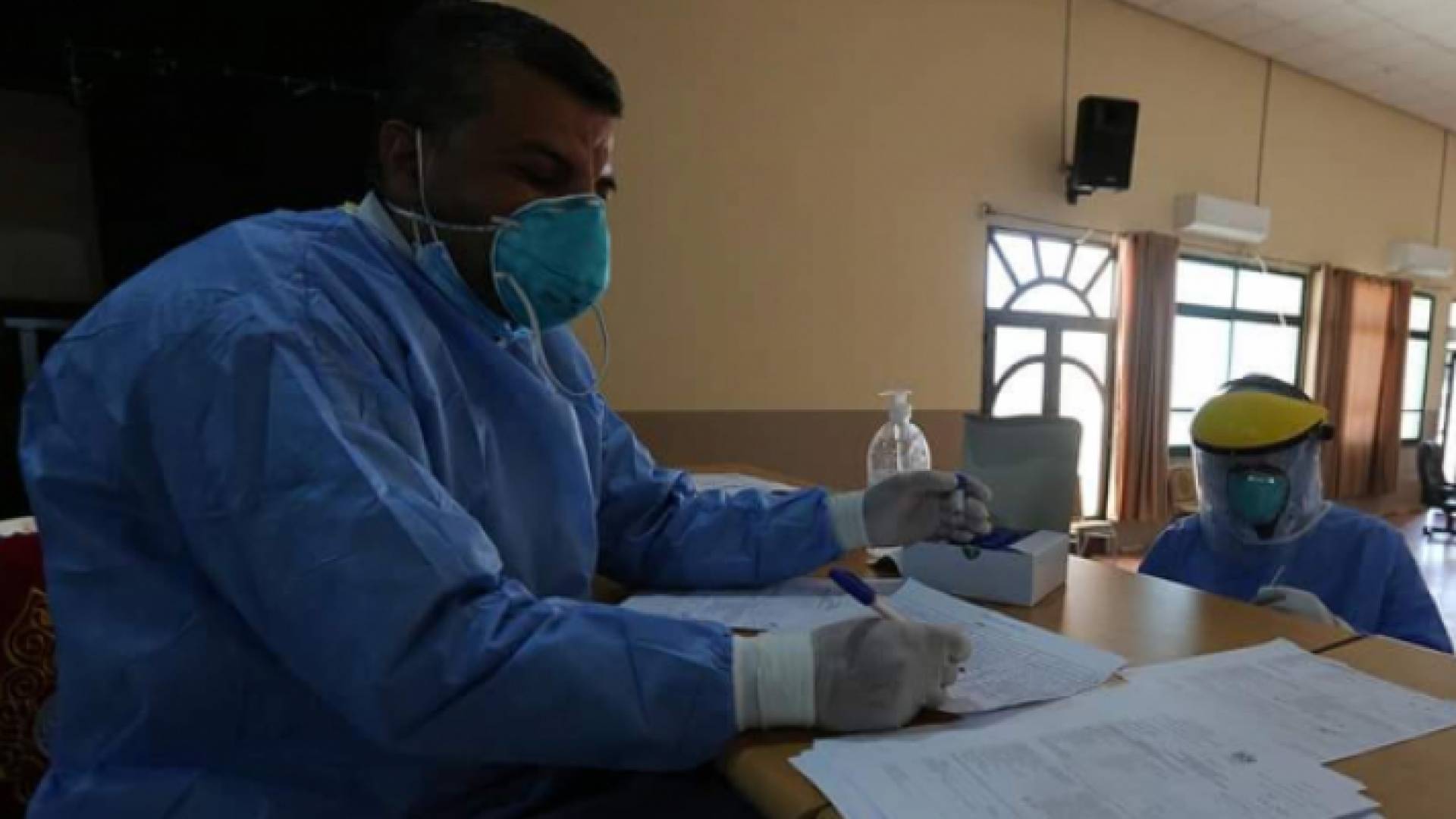 كوادر من وزارة الصحة الفلسطينية - أرشيفية