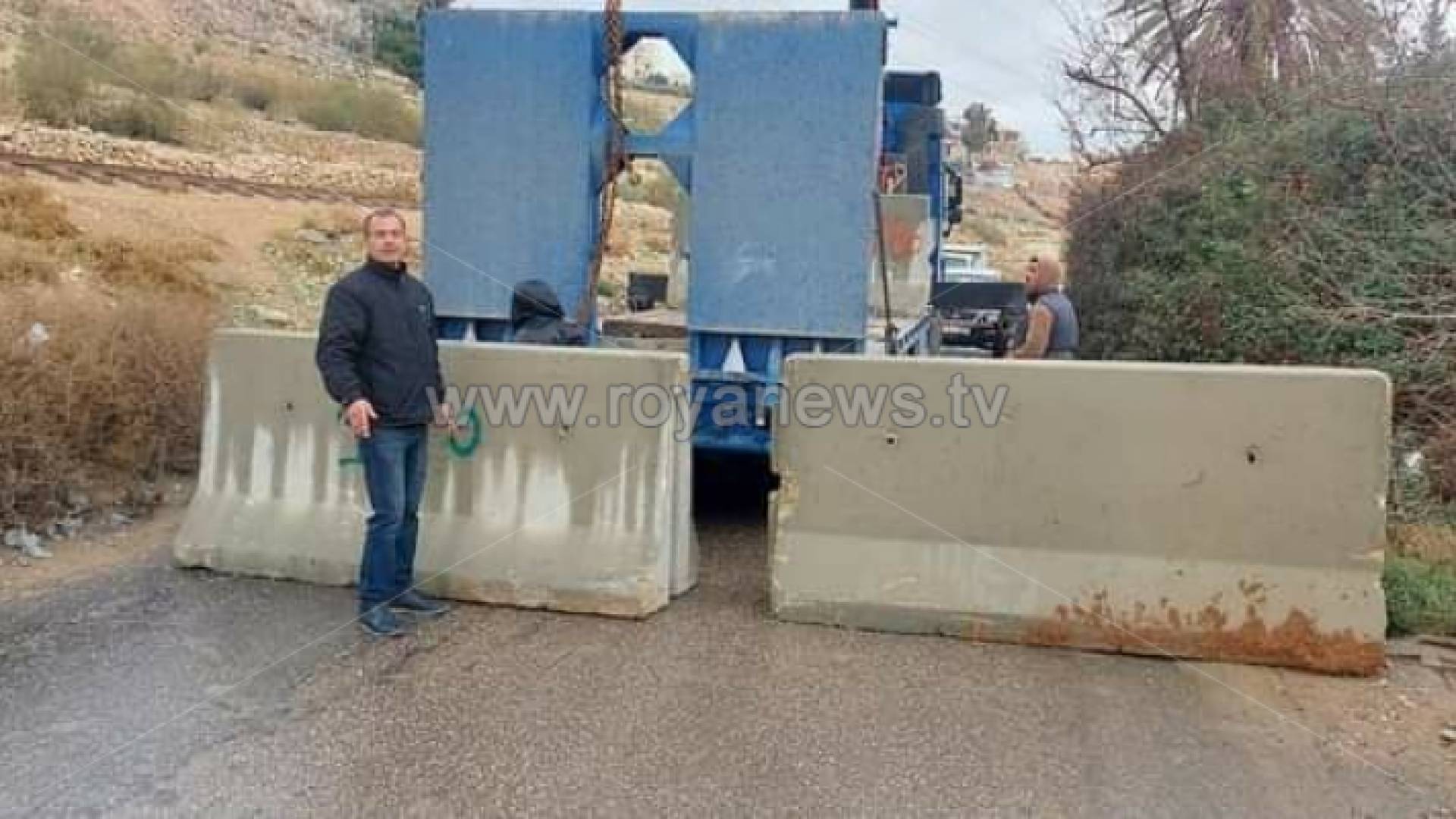 بلدية الرصيفة شارع البساتين احترازيا