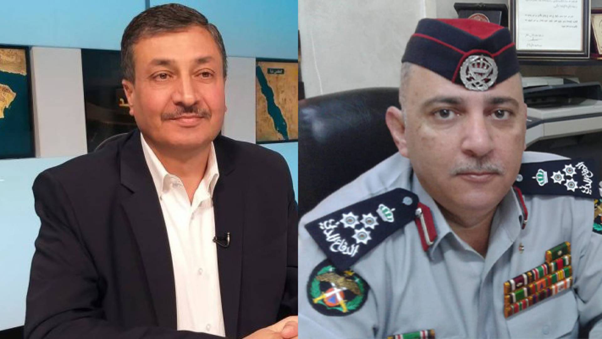 الطراونة مفتشا عاما للأمن العام ويعقوب مديرا للدفاع المدني