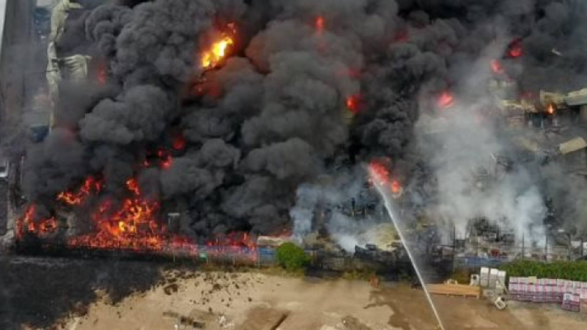 جانب من الانفجار