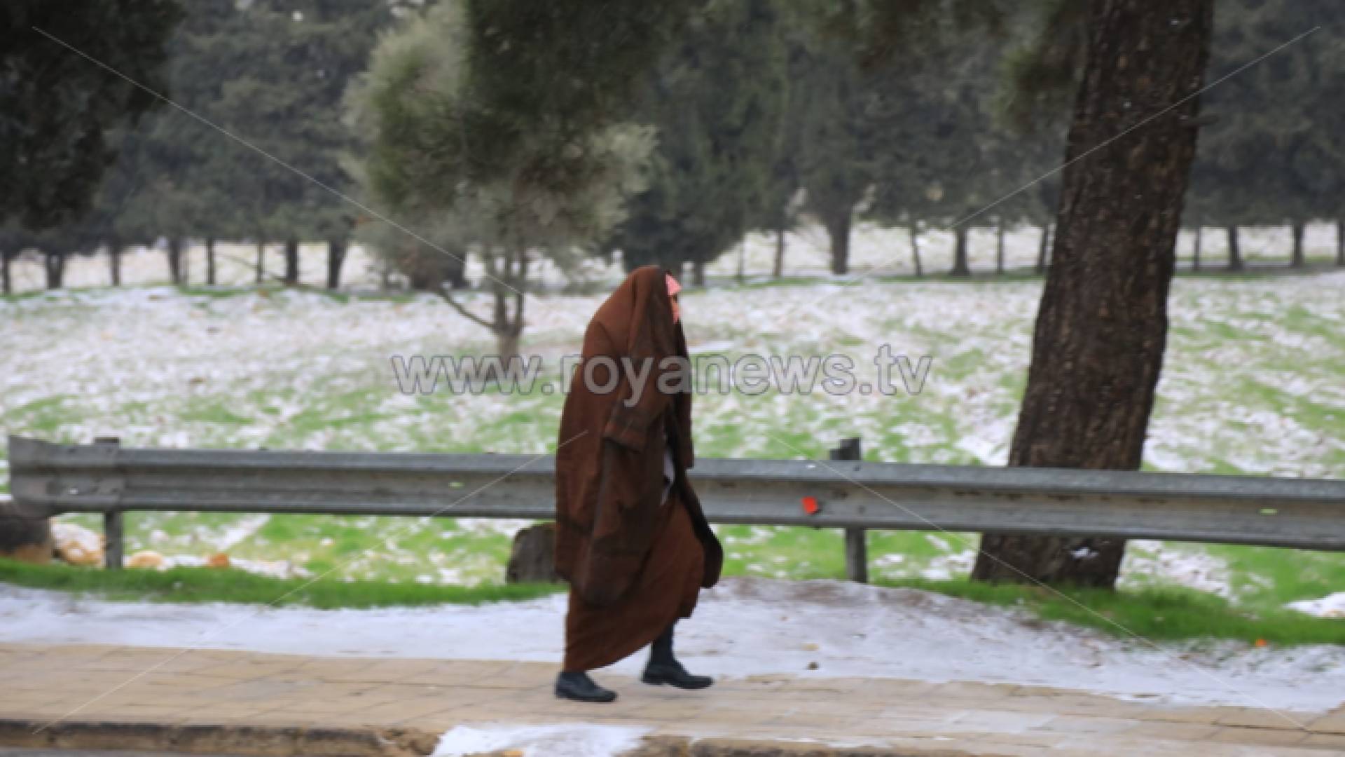 ثلوج في العاصمة عمان