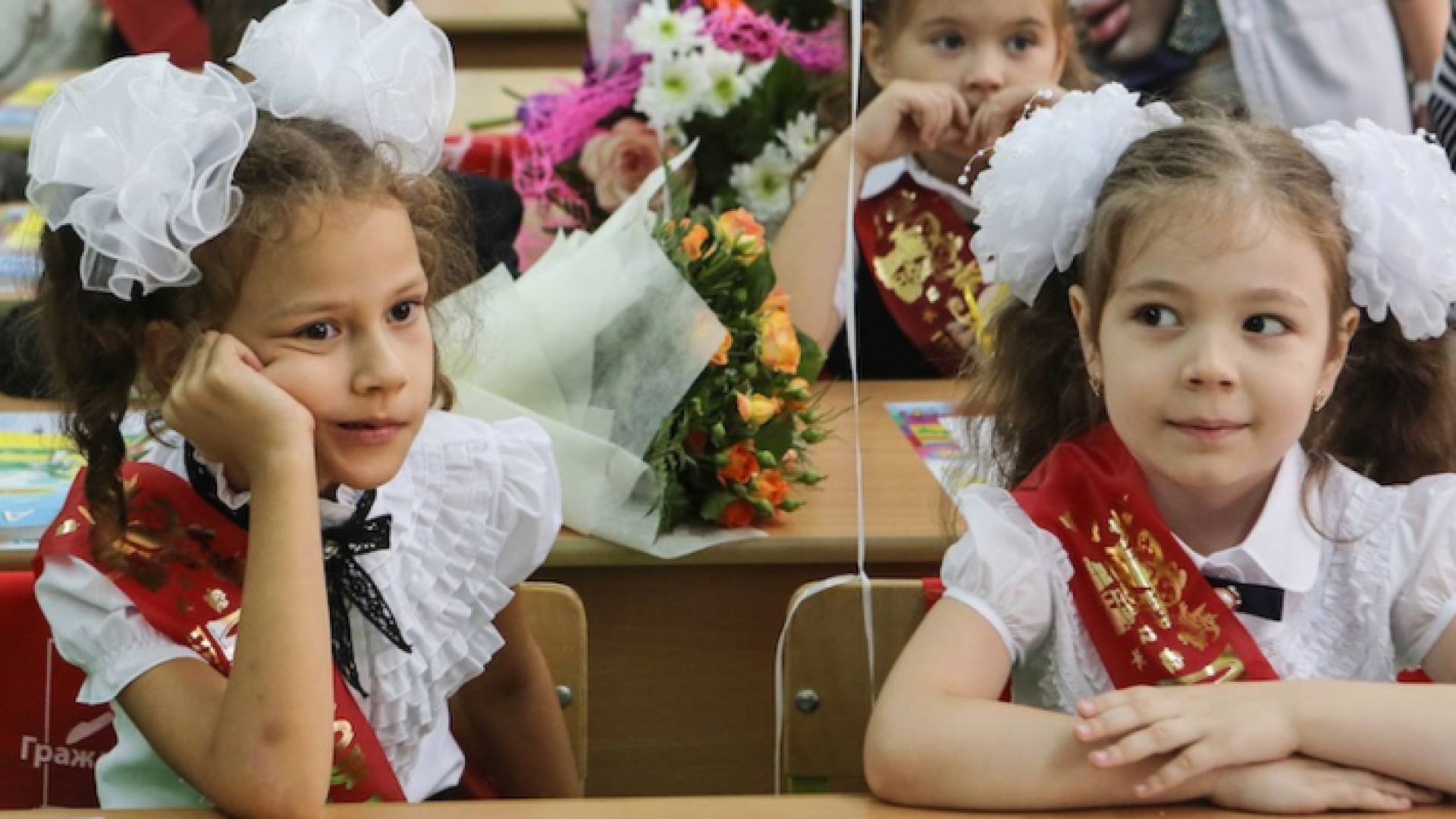 طالبات مدرسة في روسيا