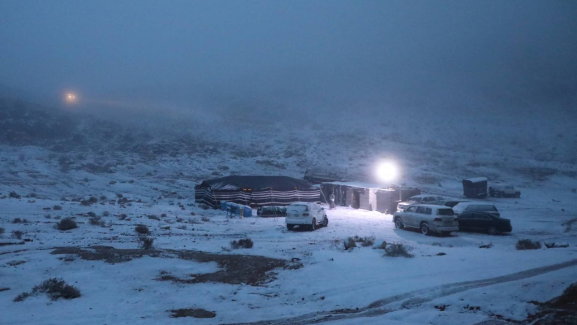 ثلوج في السعودية