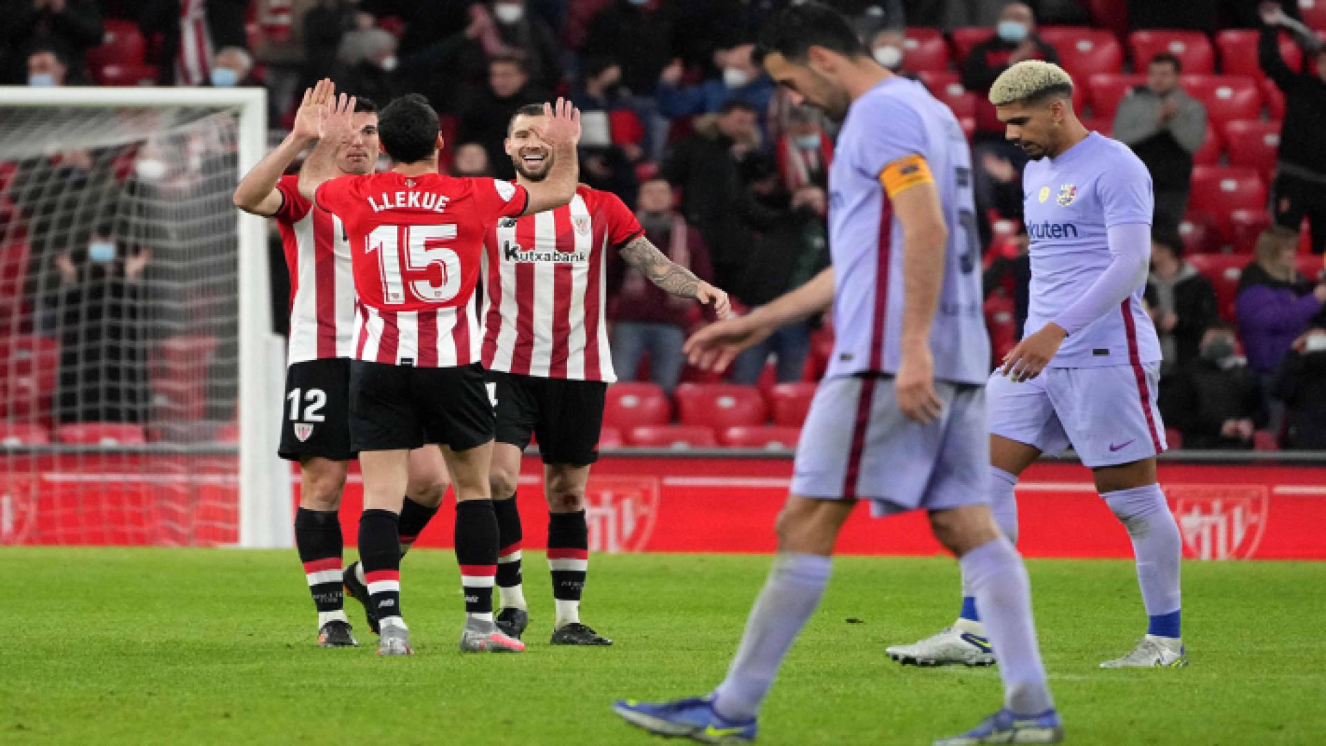 برشلونة يجرد من لقب كأس ملك إسبانيا بخسارة من بيلباو