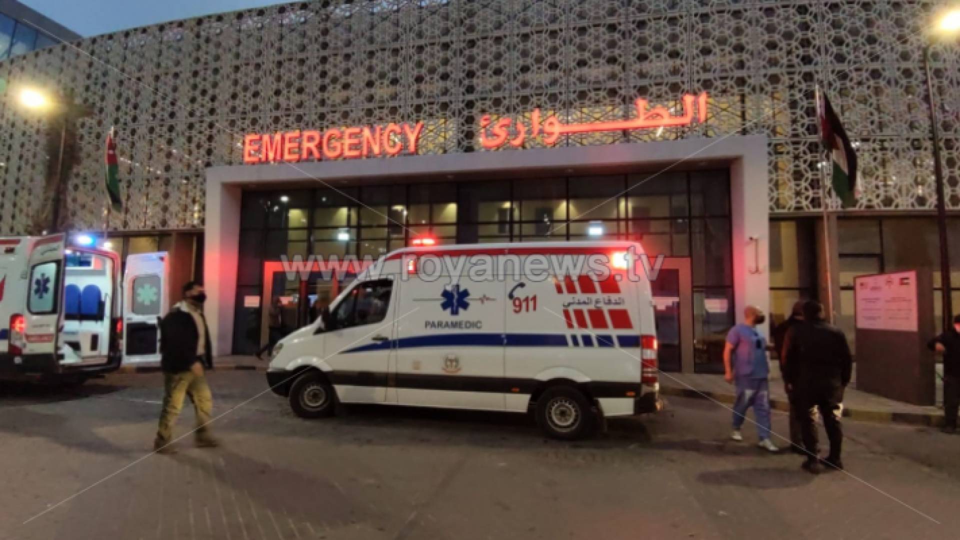 من أمام قسم الطوارئ في مستشفى البشير