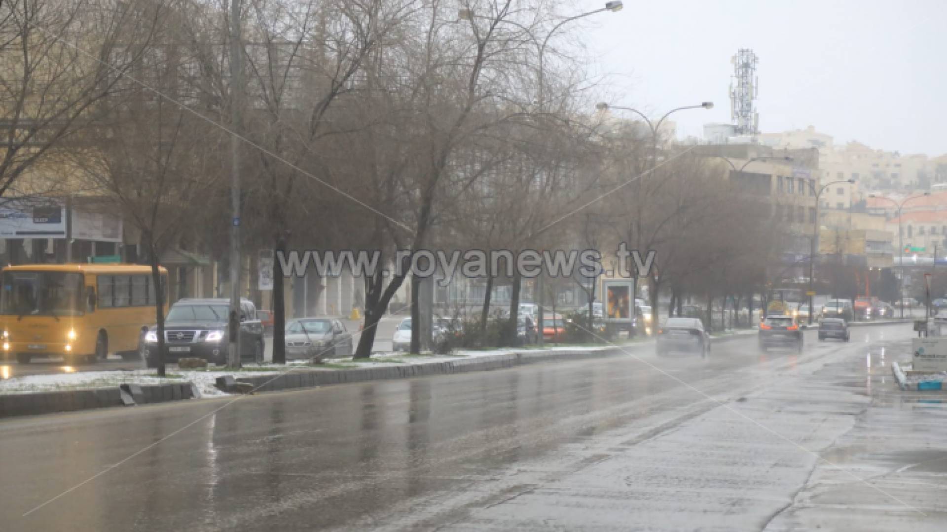 أمطار في العاصمة عمان