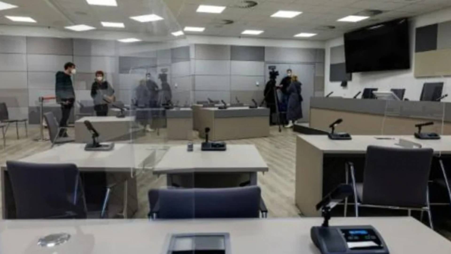 من داخل محكمة هاله في ألمانيا