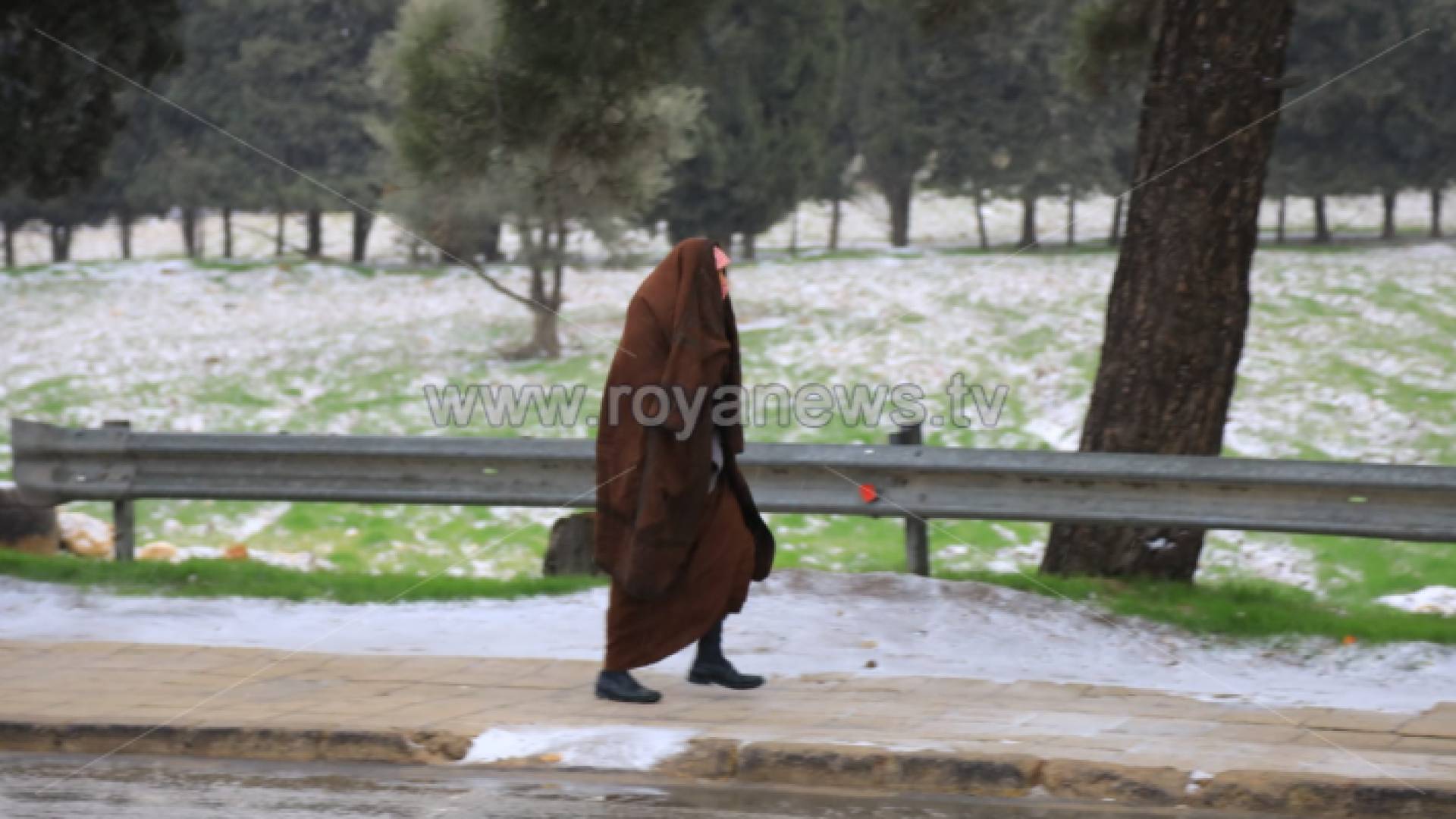 ثلوج العاصمة عمان